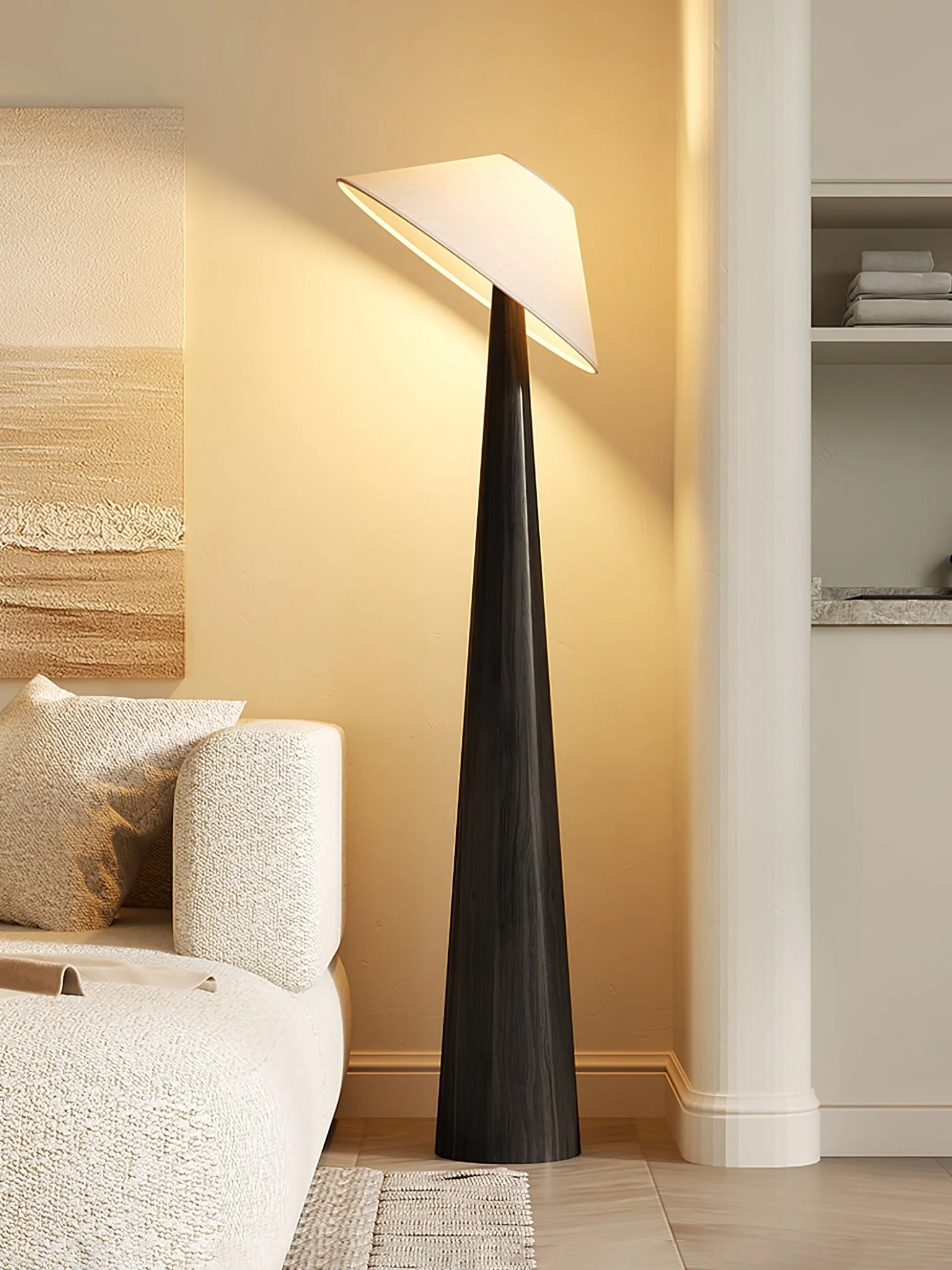 Tilt Hat Wooden Floor Lamp - Image 39