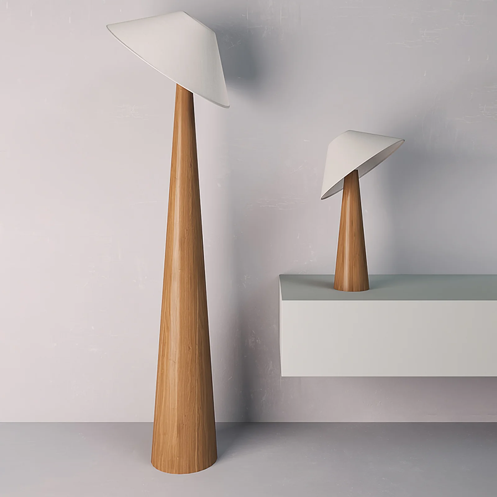 Tilt Hat Wooden Table Lamp - Image 22