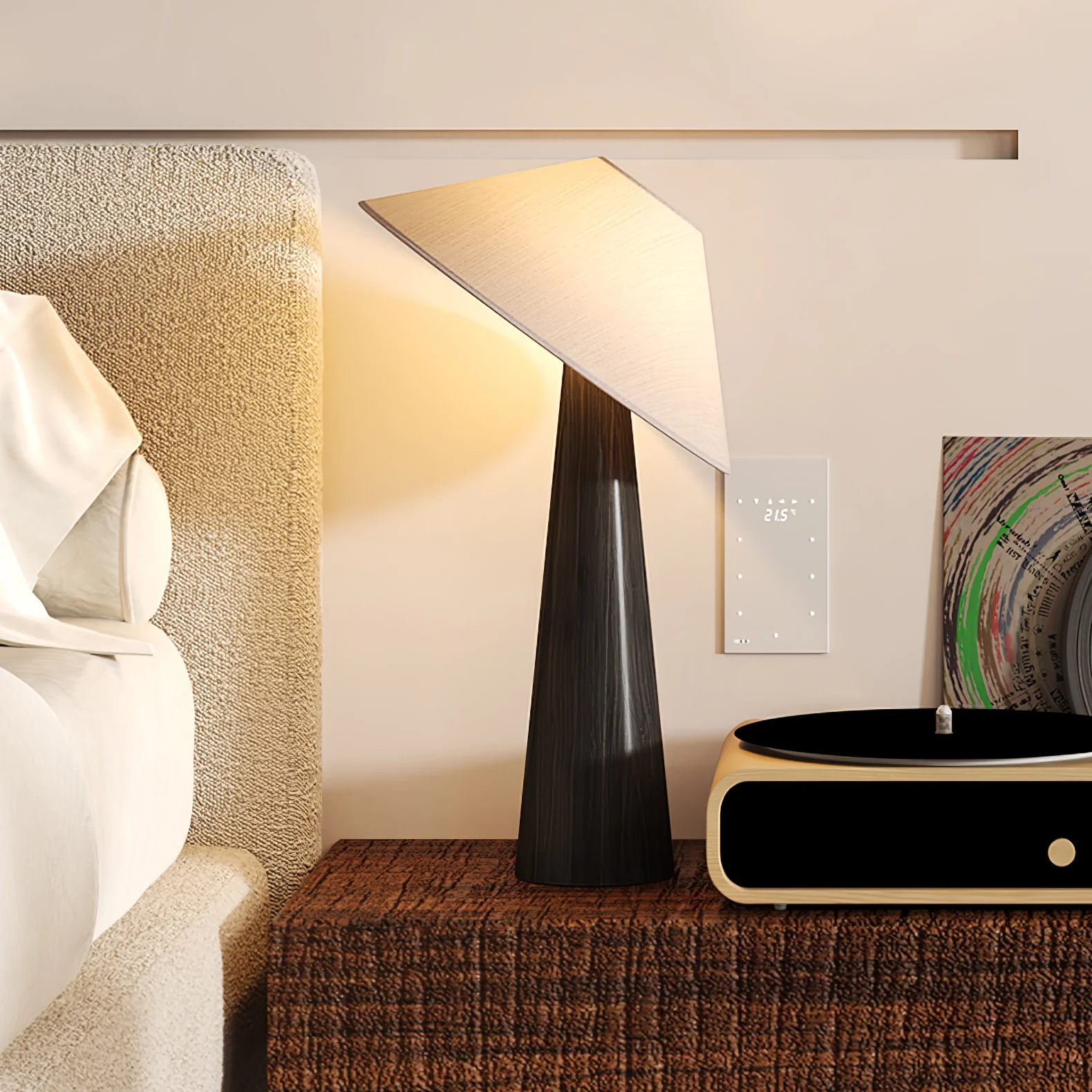 Tilt Hat Wooden Table Lamp - Image 23