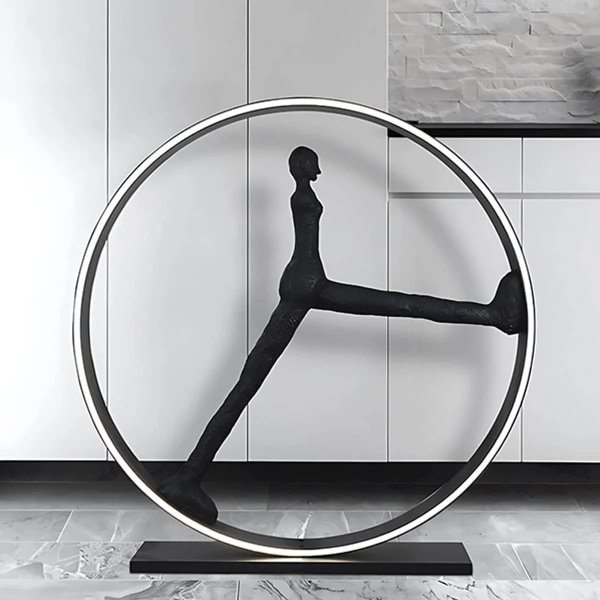 Time Walker Sculpture Floor Lamp - Image 4