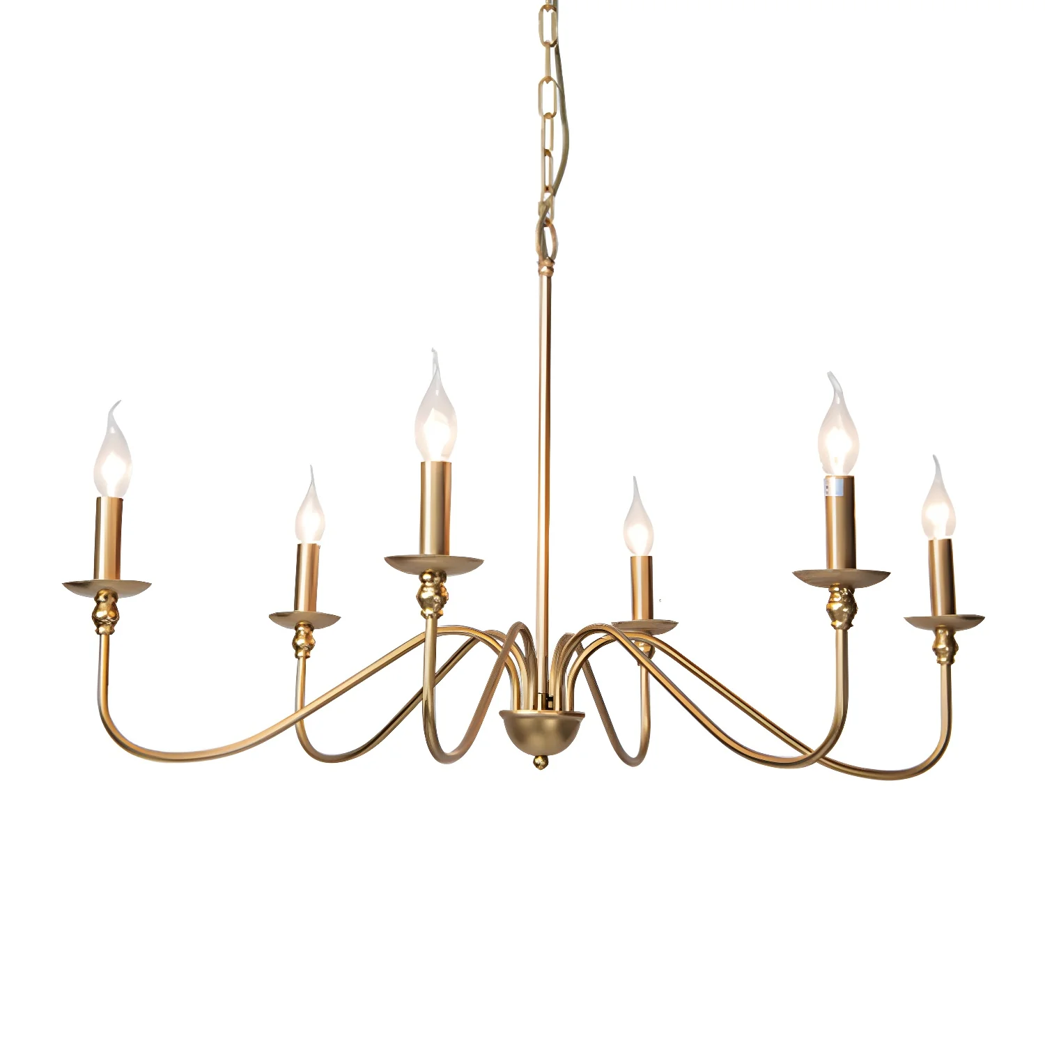 Timeless Gold Candle Chandelier - Image 24