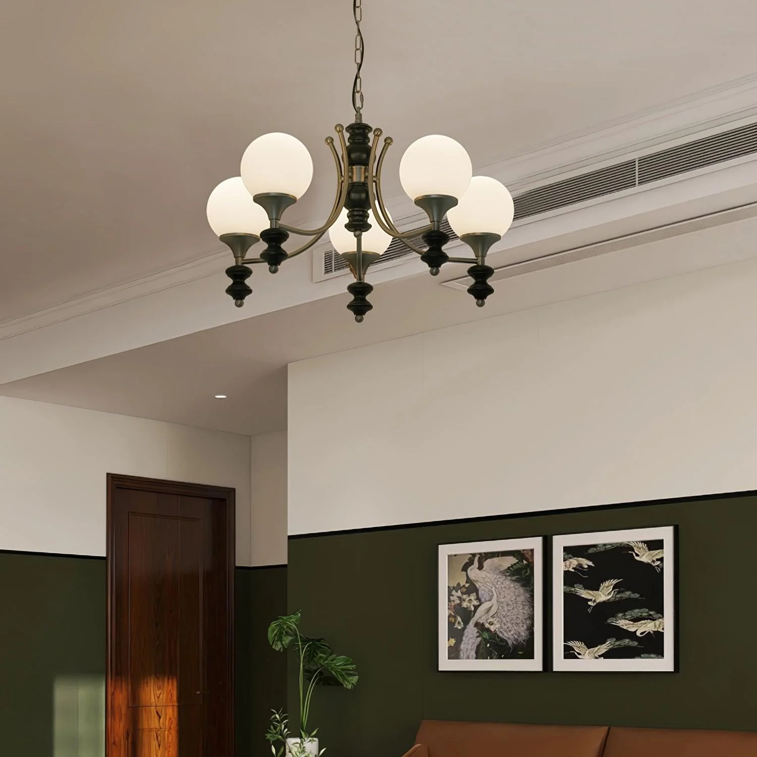 Tina Wooden Chandelier - Image 5