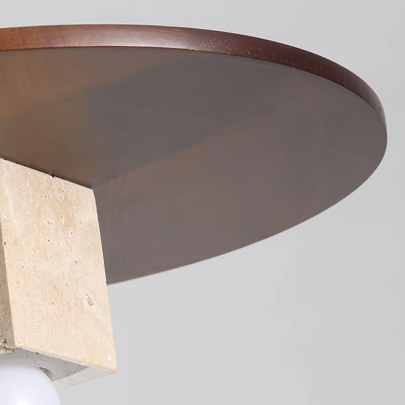 Tondo Stone Disc Pendant Light - Image 12