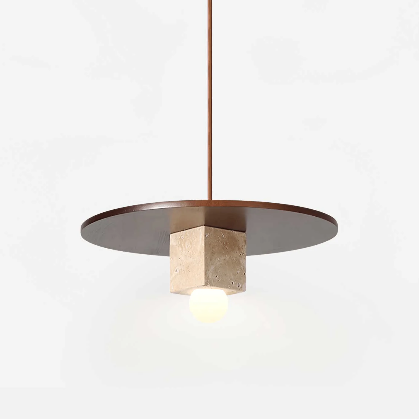 Tondo Stone Disc Pendant Light - Image 18
