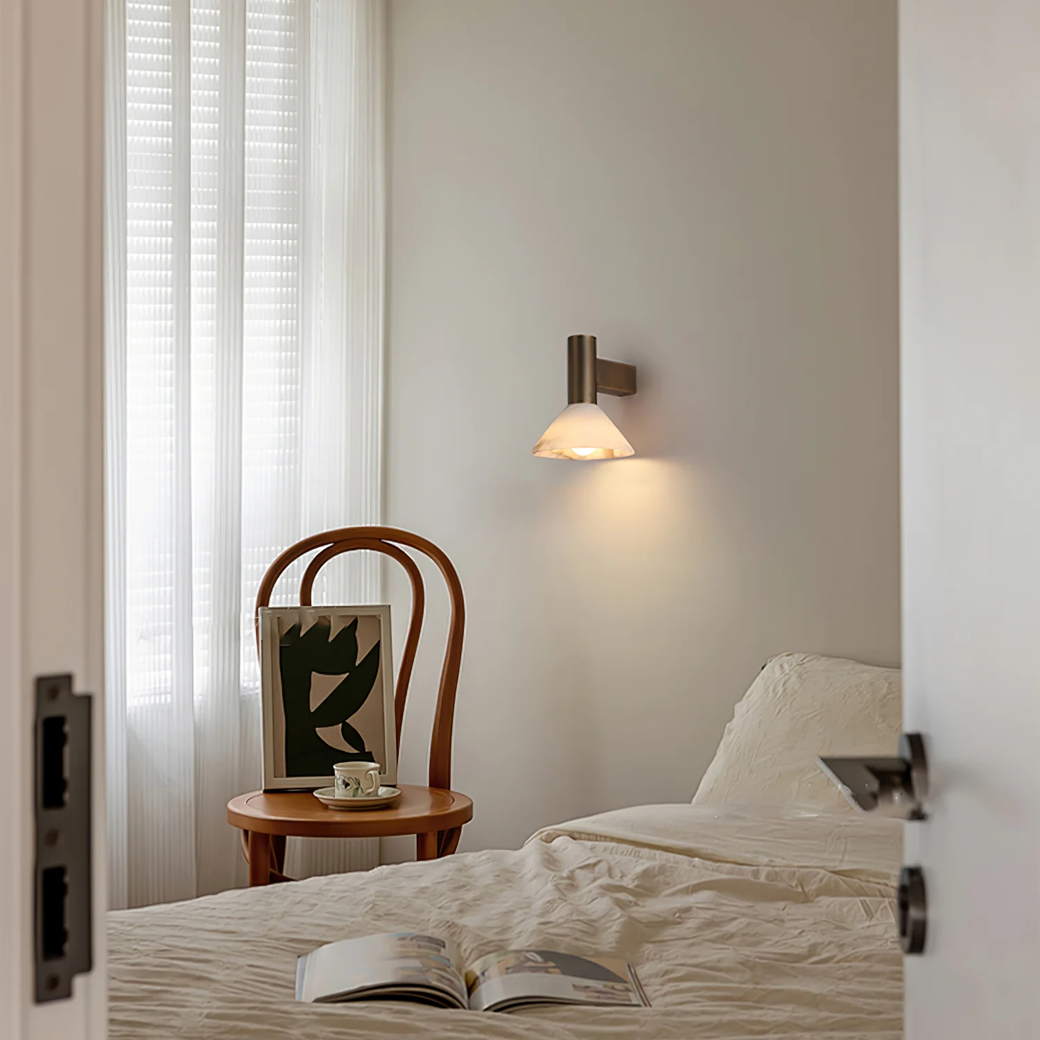 Torres Alabaster Wall Sconce - Image 13