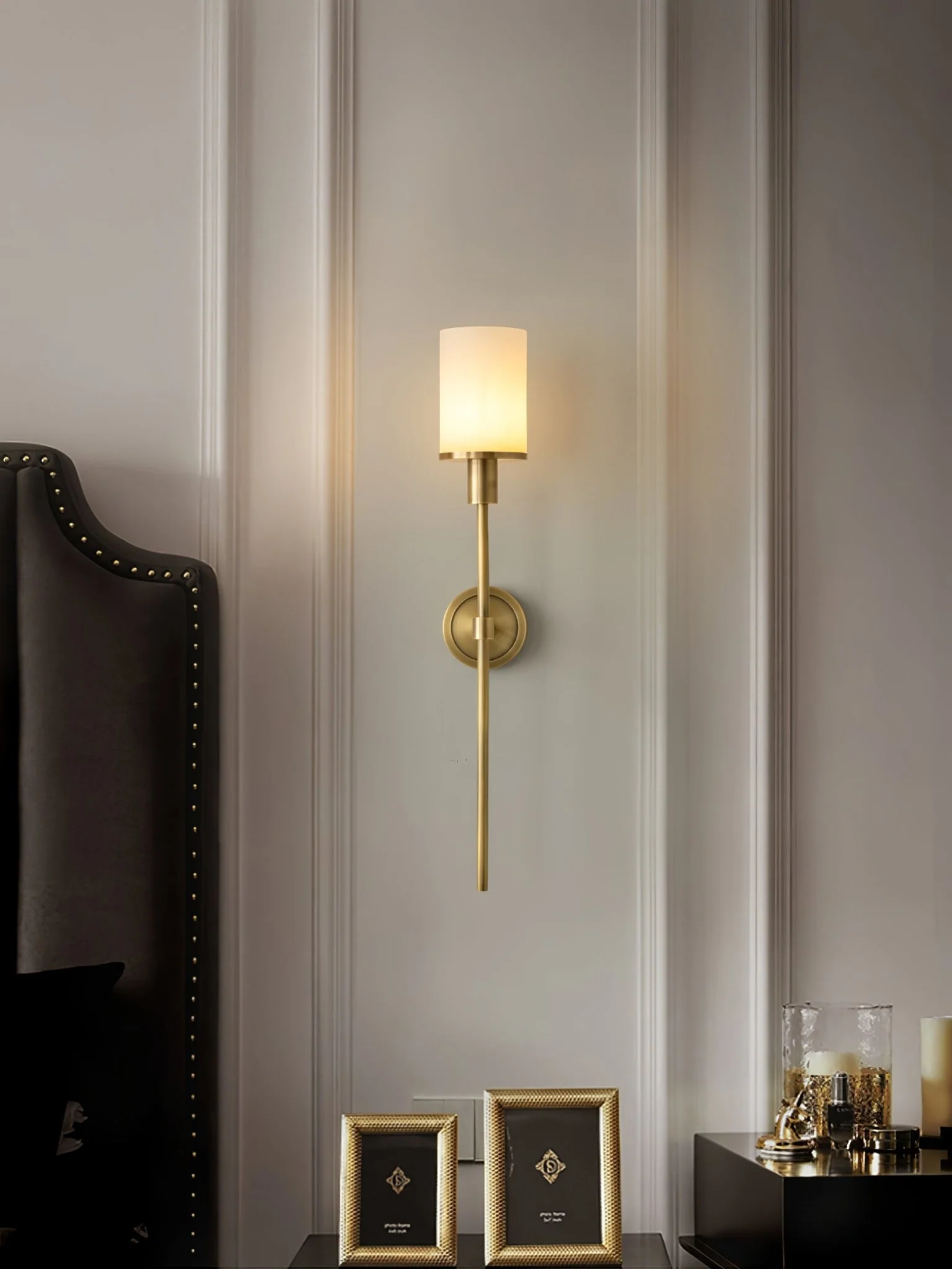 Tracie Classic Alabaster Sconce - Image 16