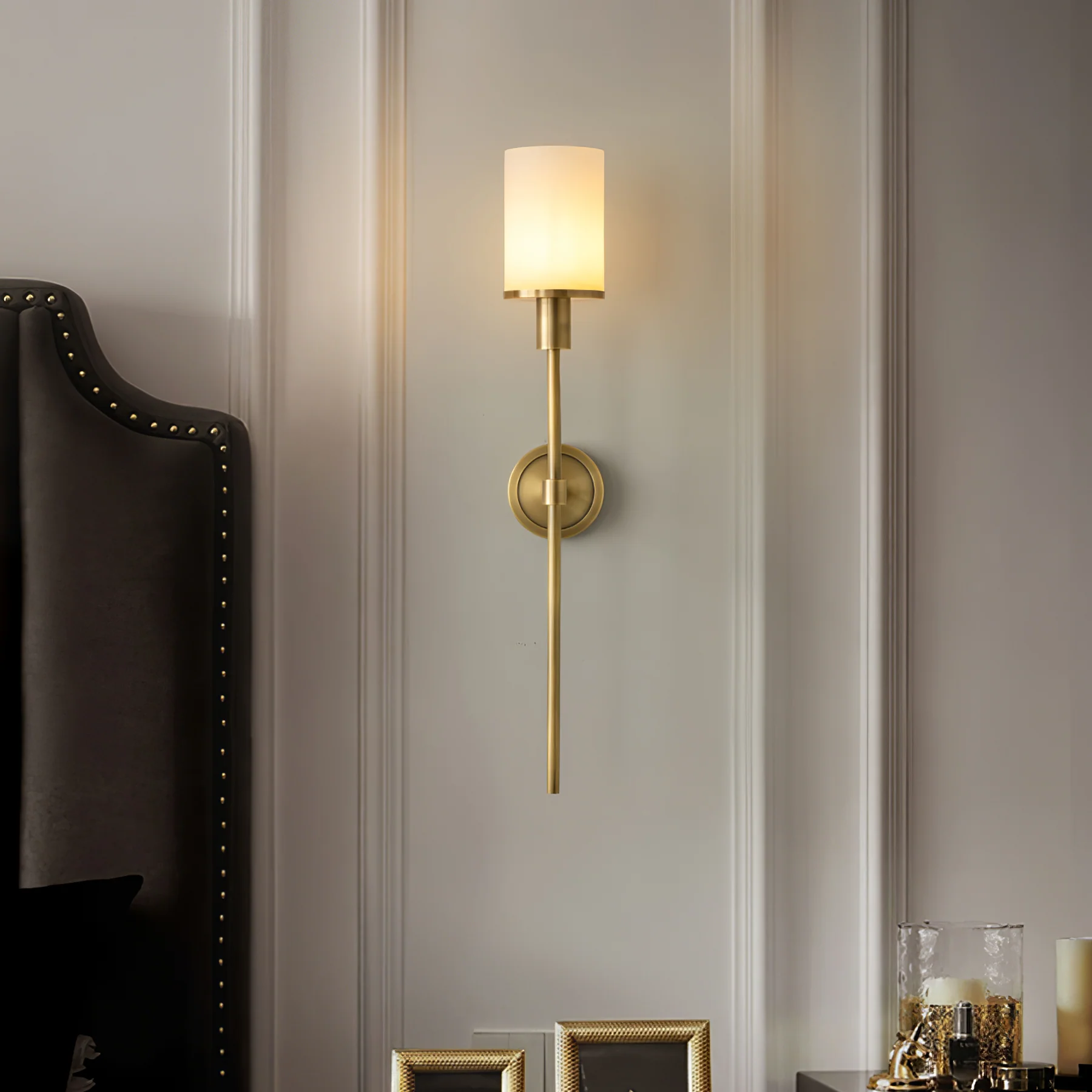 Tracie Classic Alabaster Sconce - Image 2