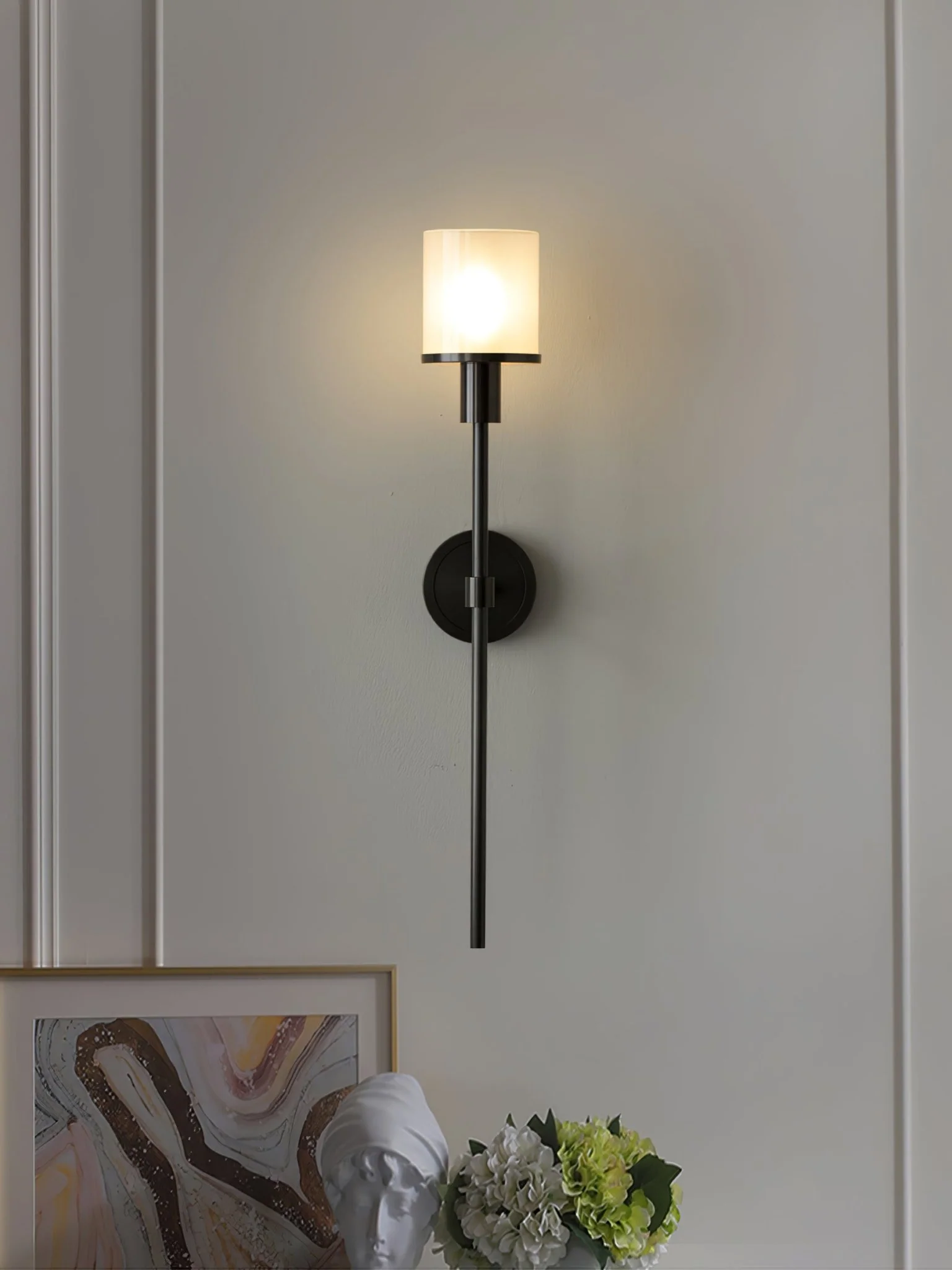 Tracie Classic Alabaster Sconce - Image 23