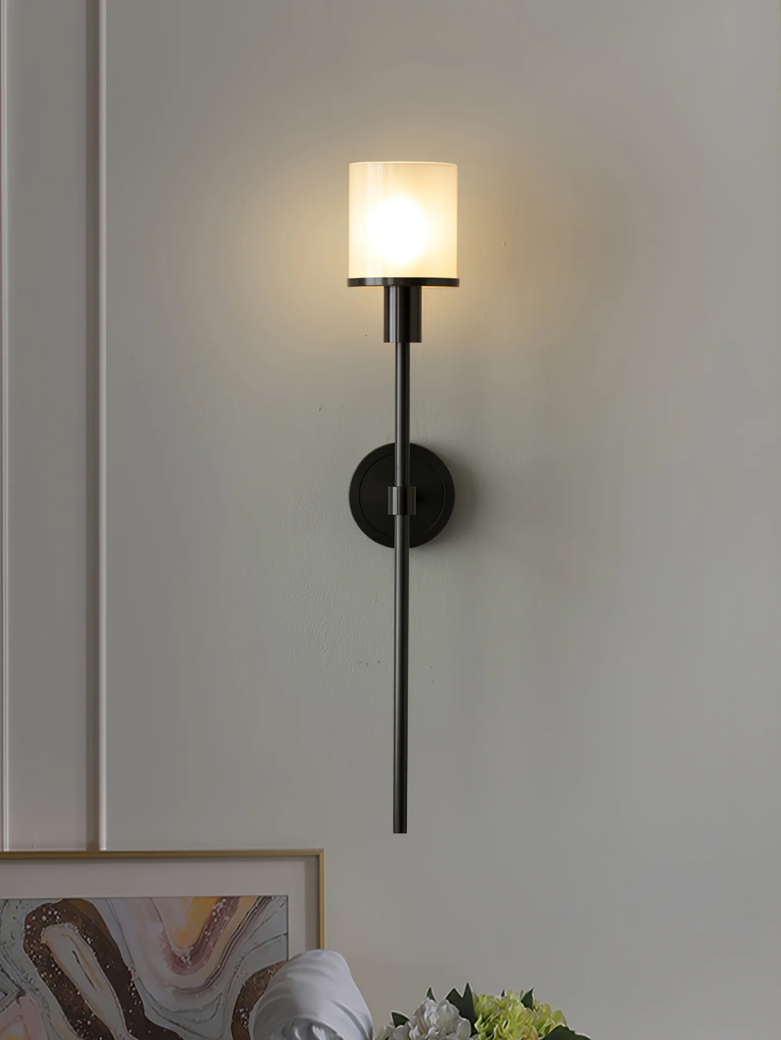 Tracie Classic Alabaster Sconce - Image 40