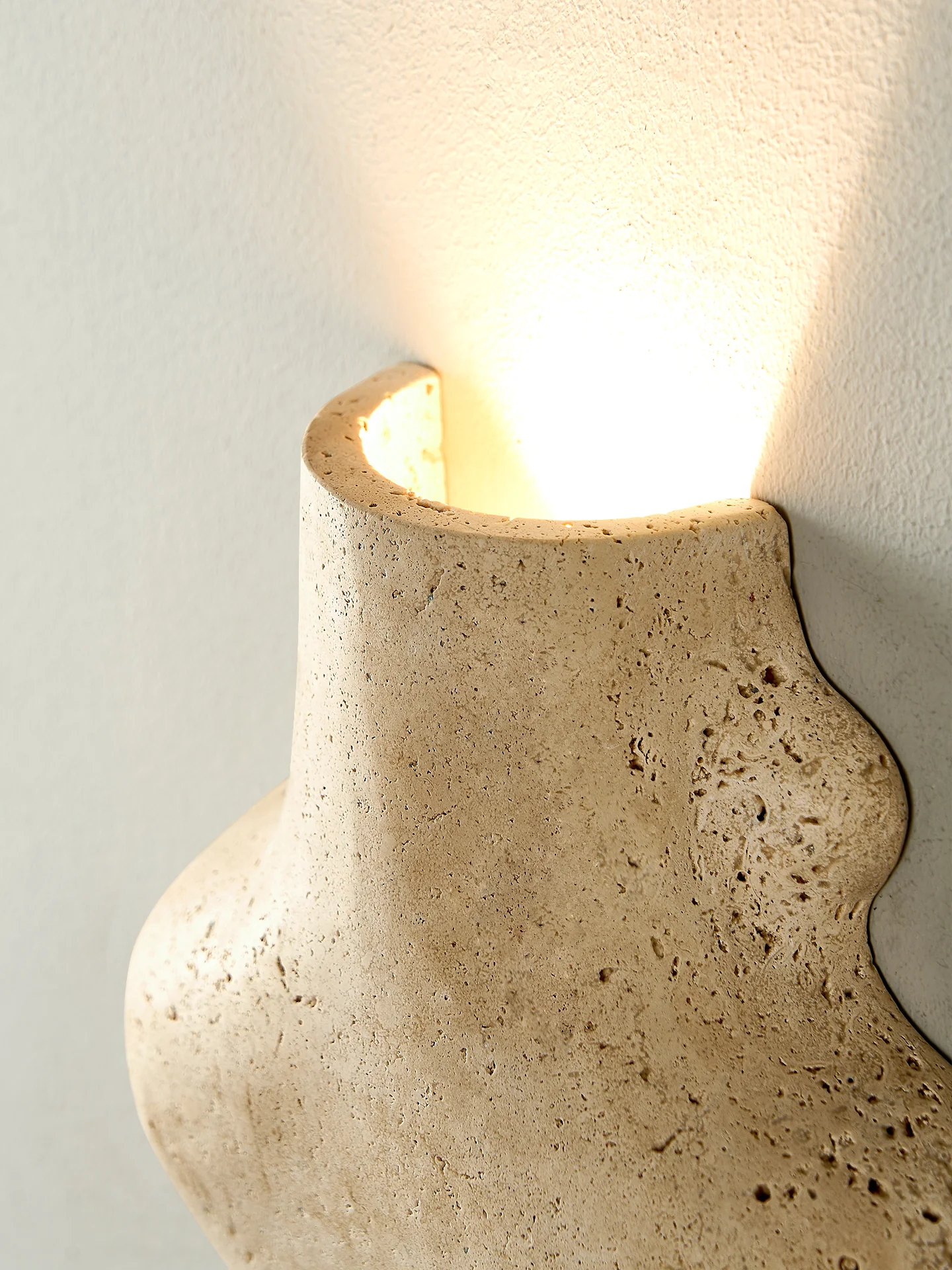 Travertine Abstract Wall Lamp - Image 12
