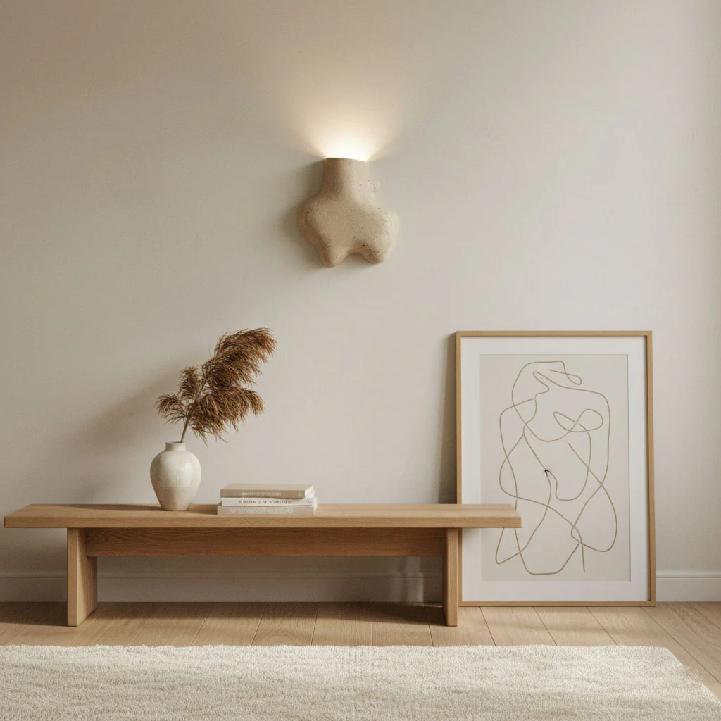 Travertine Abstract Wall Lamp - Image 5