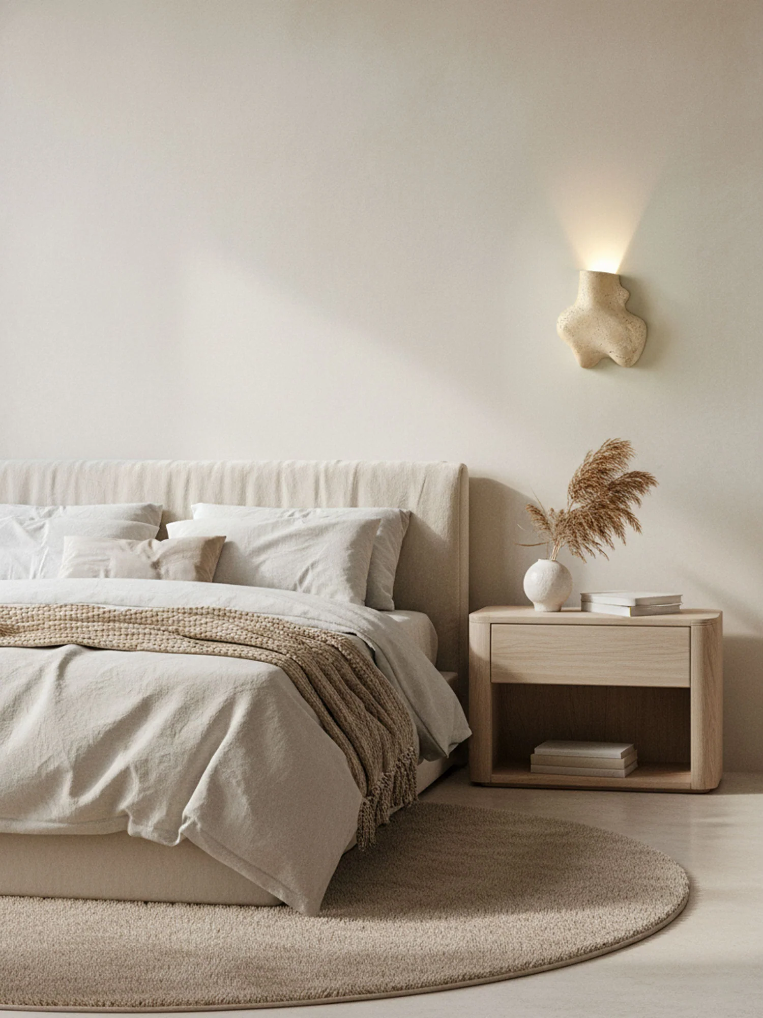 Travertine Abstract Wall Lamp - Image 6