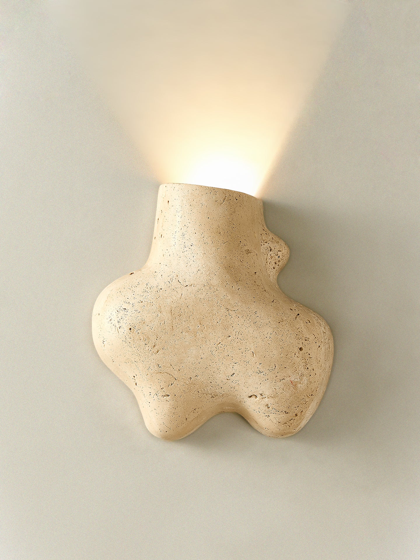Travertine Abstract Wall Lamp - Image 9