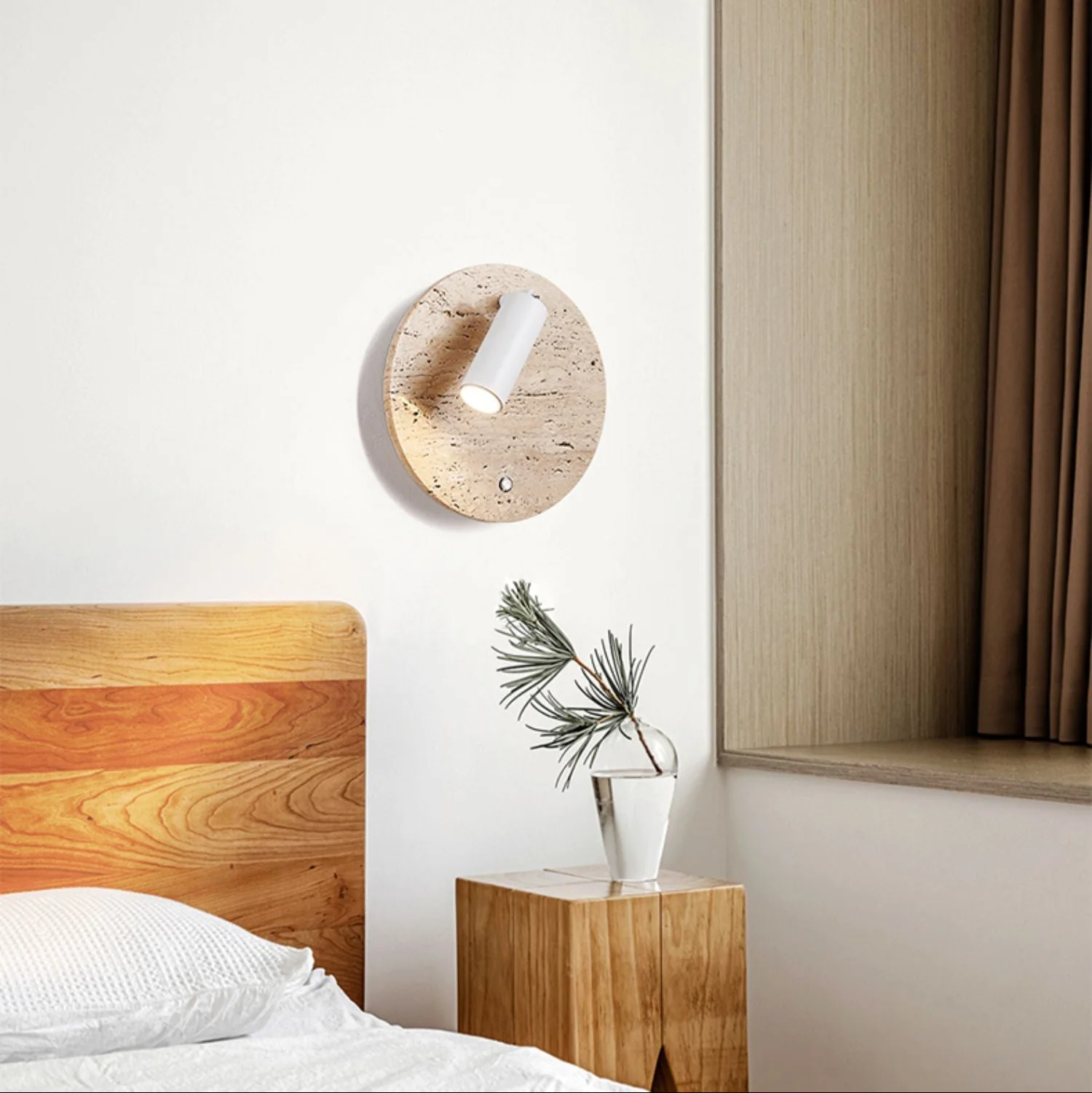 Travertine Axis Directional Sconce - Image 2