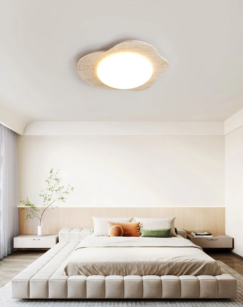 Travertine Cloud Ceiling Lamp - Image 16