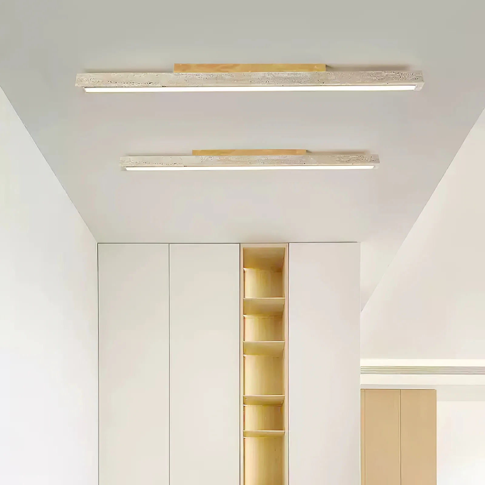 Travertine Column Ceiling Light - Image 2