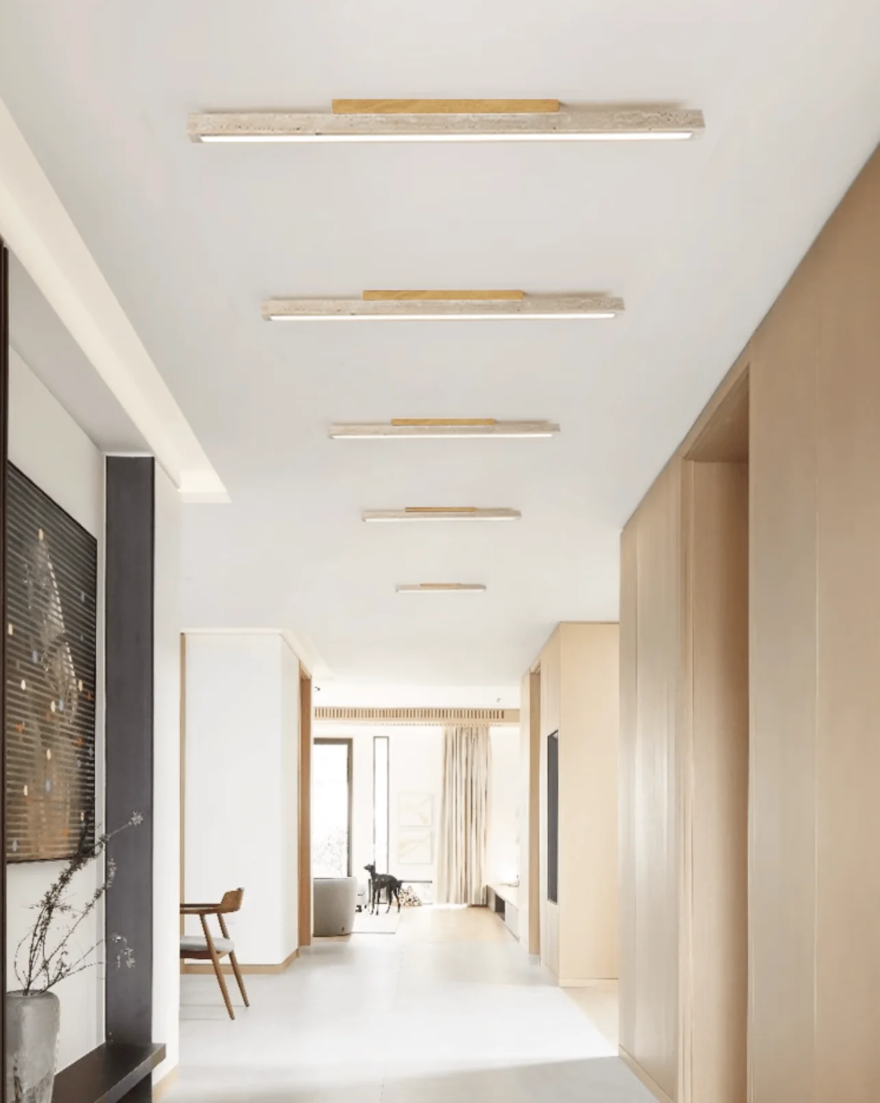 Travertine Column Ceiling Light - Image 5
