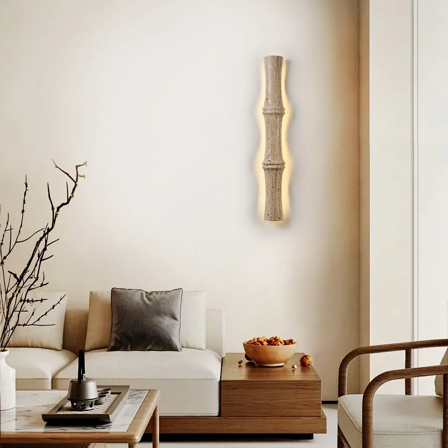 Travertine Column Glow Wall Light - Image 4