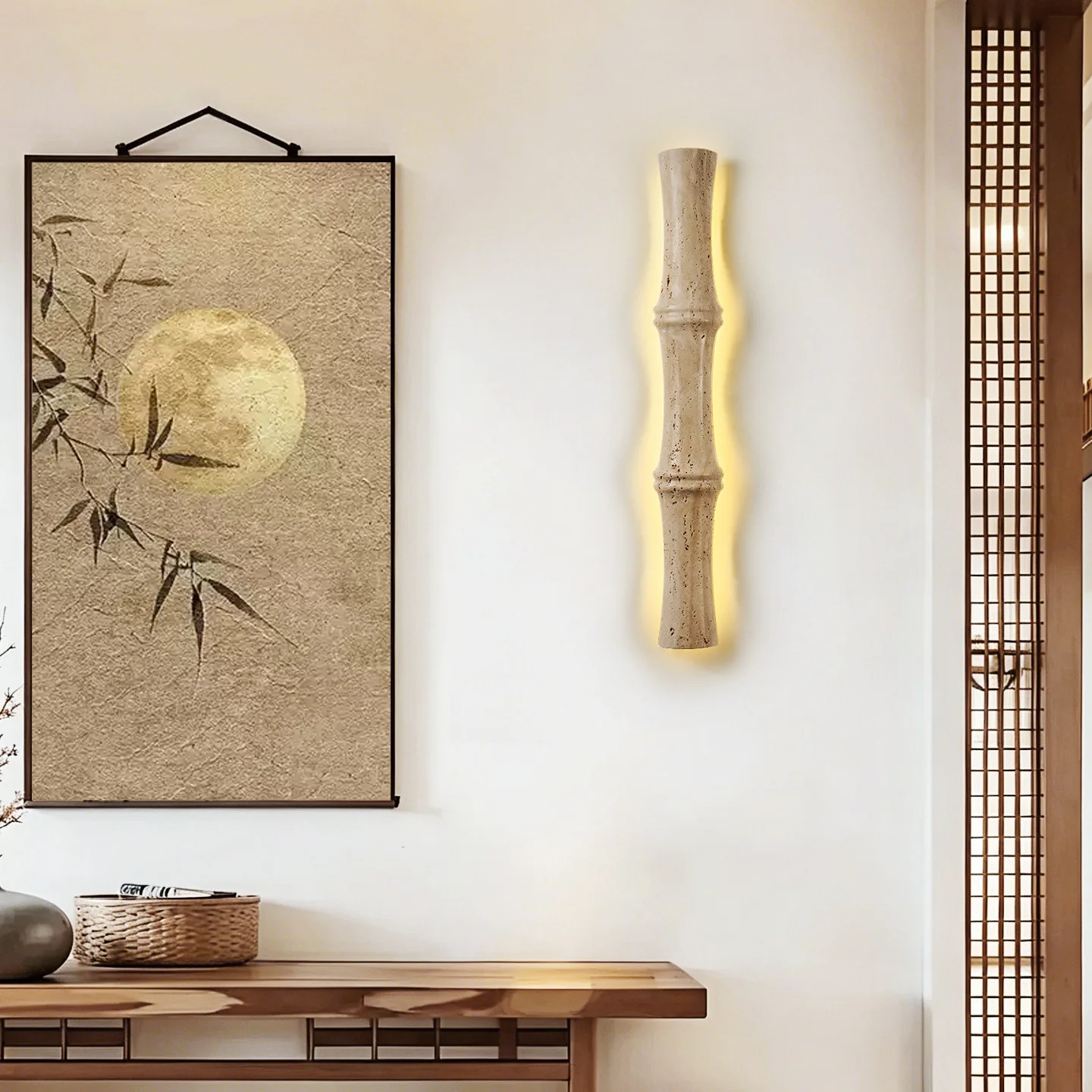 Travertine Column Glow Wall Light - Image 5