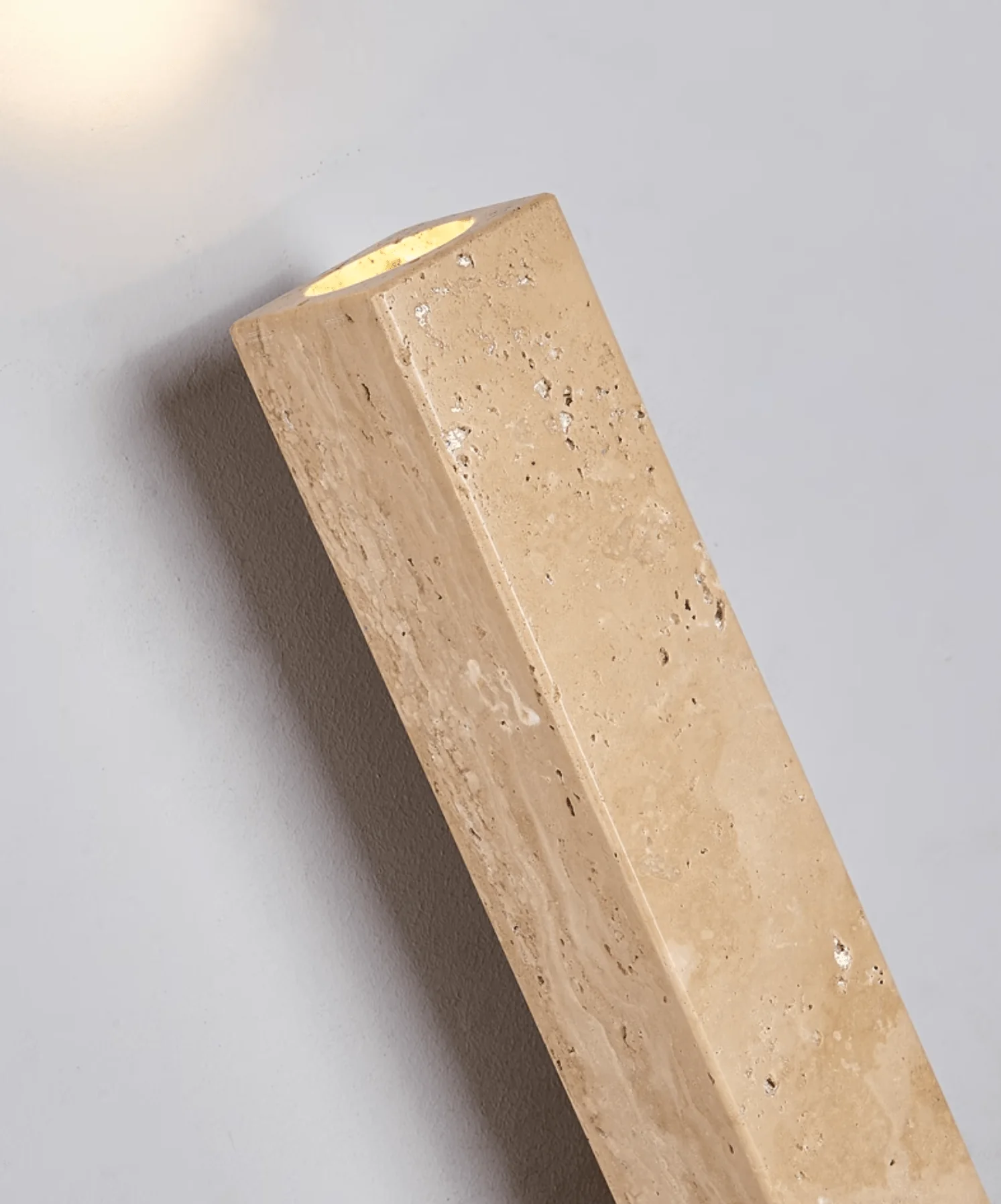 Travertine Column Wall Light - Image 7