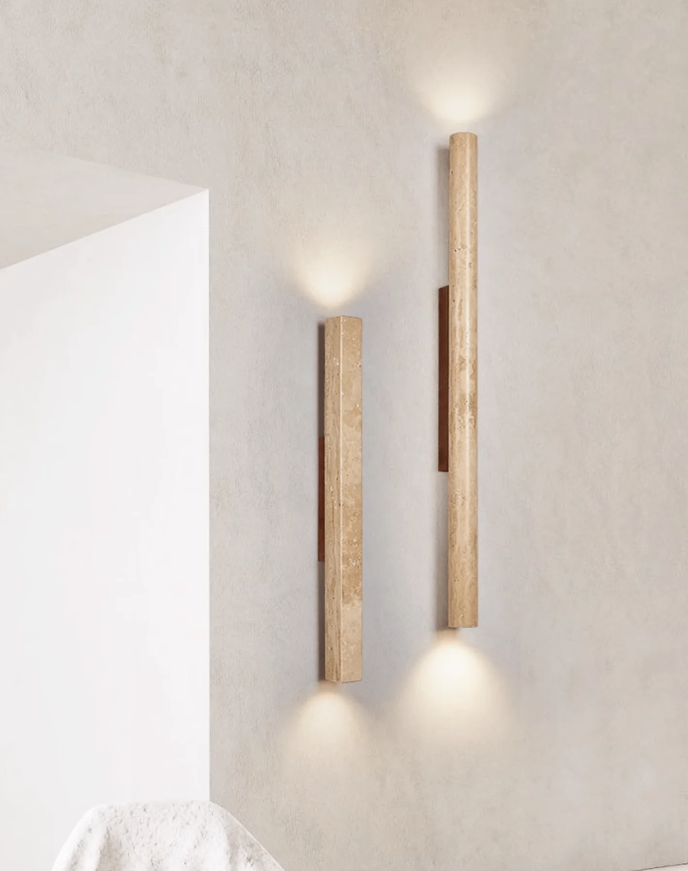 Travertine Column Wall Light - Image 9