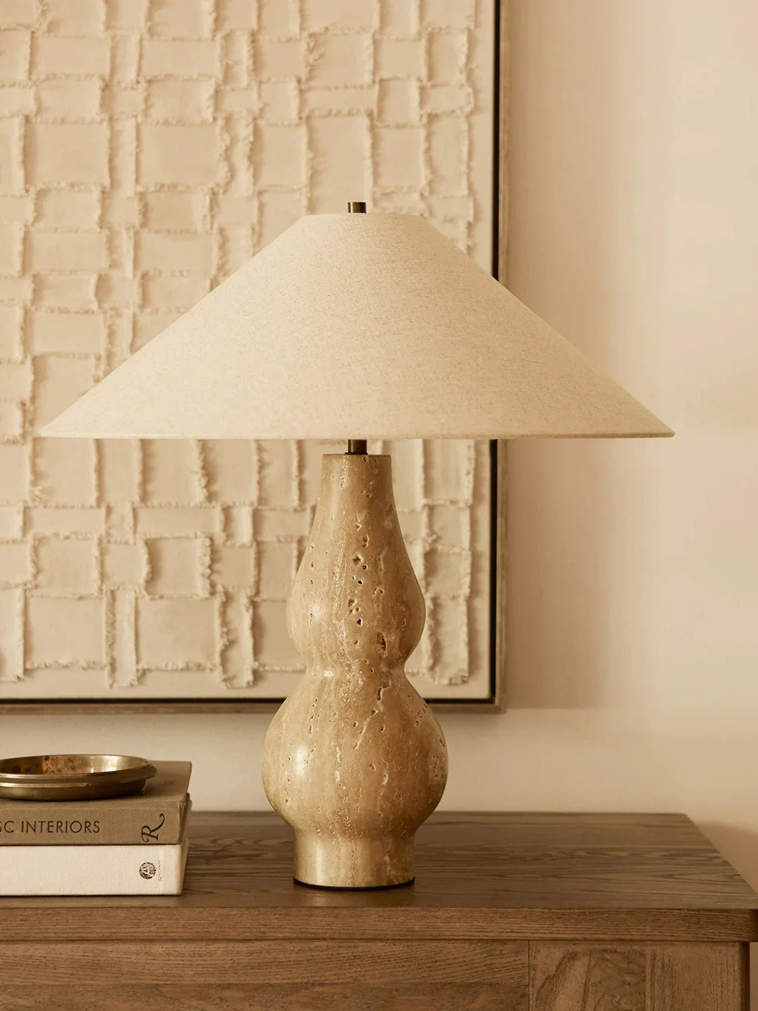 Travertine Double-Gourd Table Lamp - Image 11