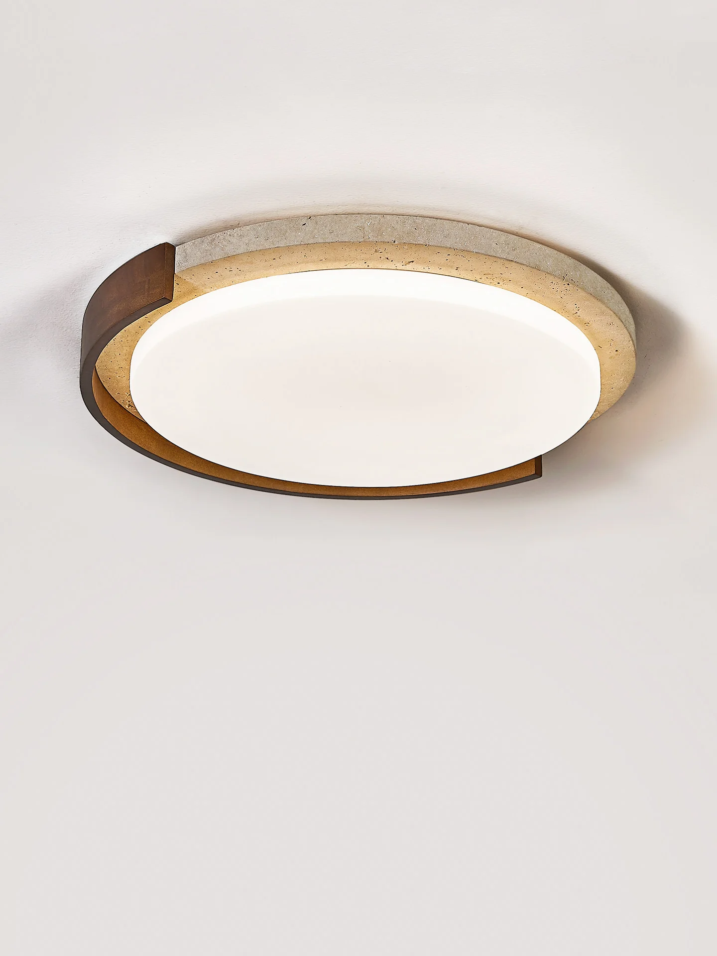 Travertine Eclipse Ceiling Lamp - Image 5