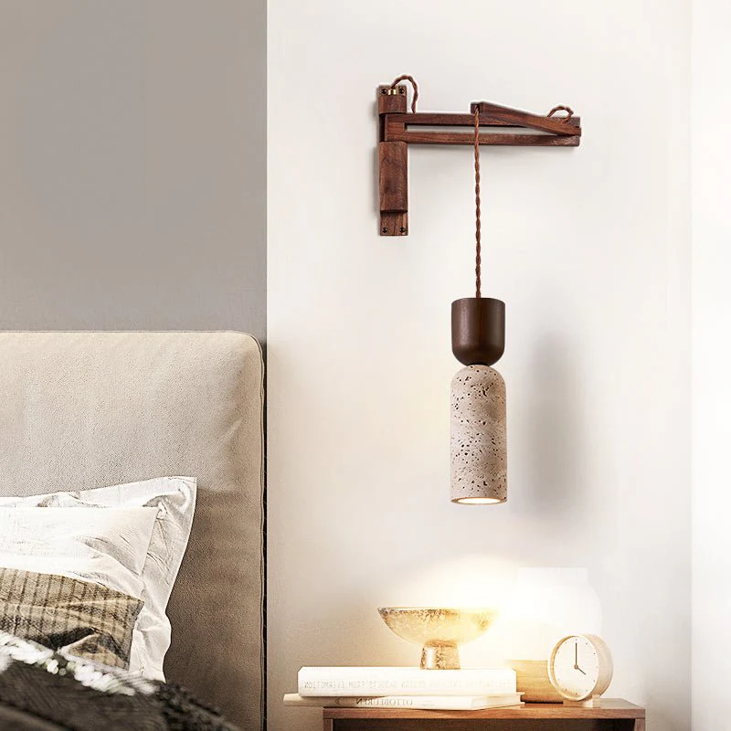 Travertine Fusion Wall Sconce - Image 3