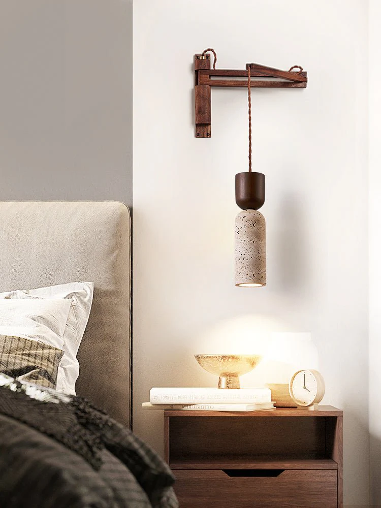 Travertine Fusion Wall Sconce - Image 4