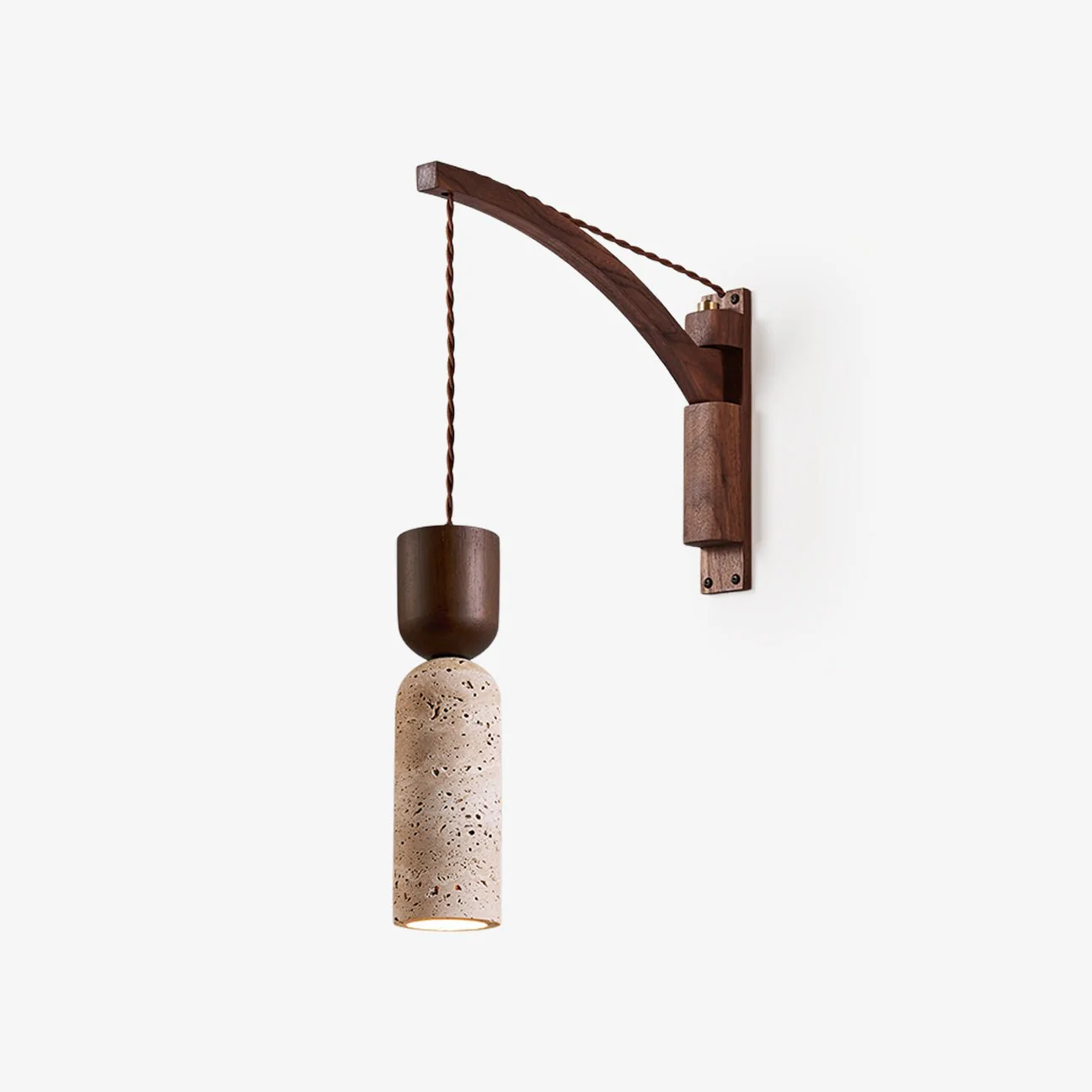 Travertine Fusion Wall Sconce - Image 8