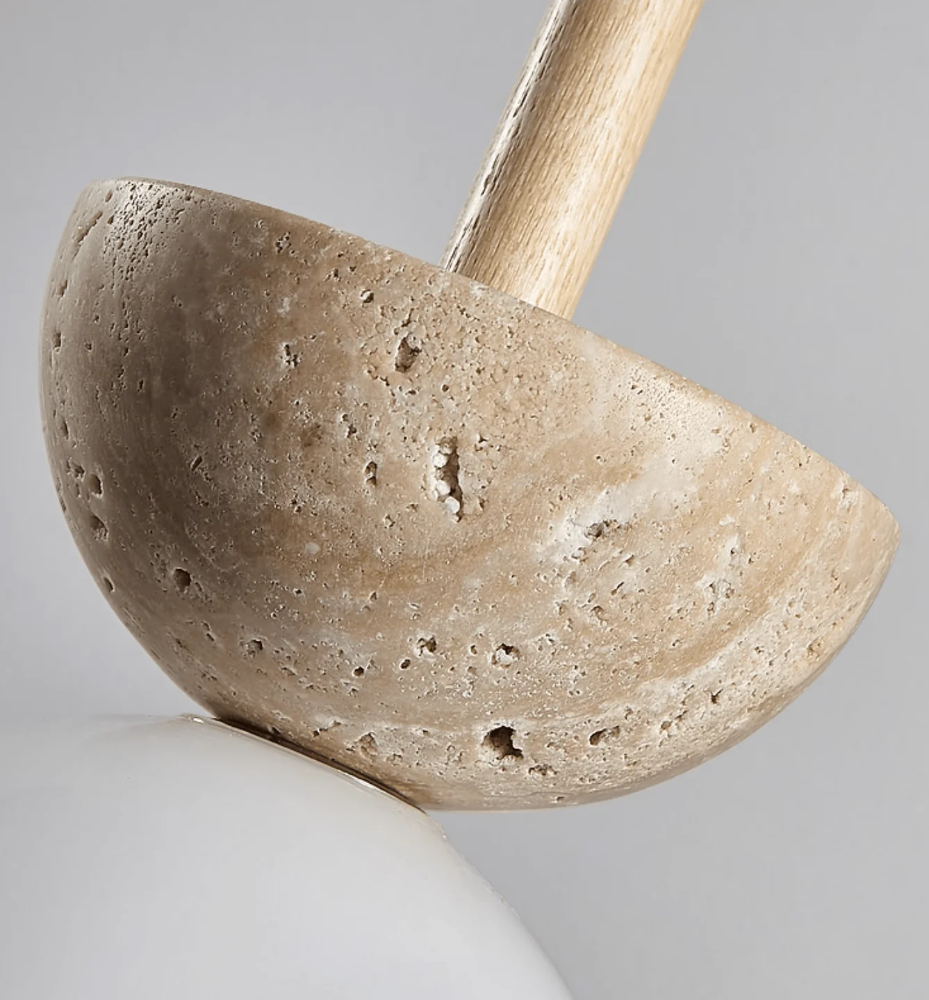 Travertine Half Duo Pendant Light - Image 5