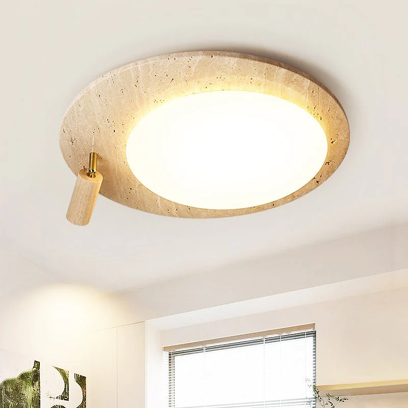 Travertine Oval Knob Ceilling Lamp - Image 23