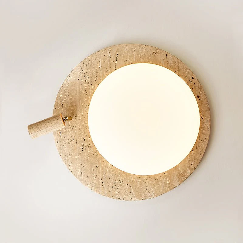Travertine Oval Knob Ceilling Lamp - Image 7