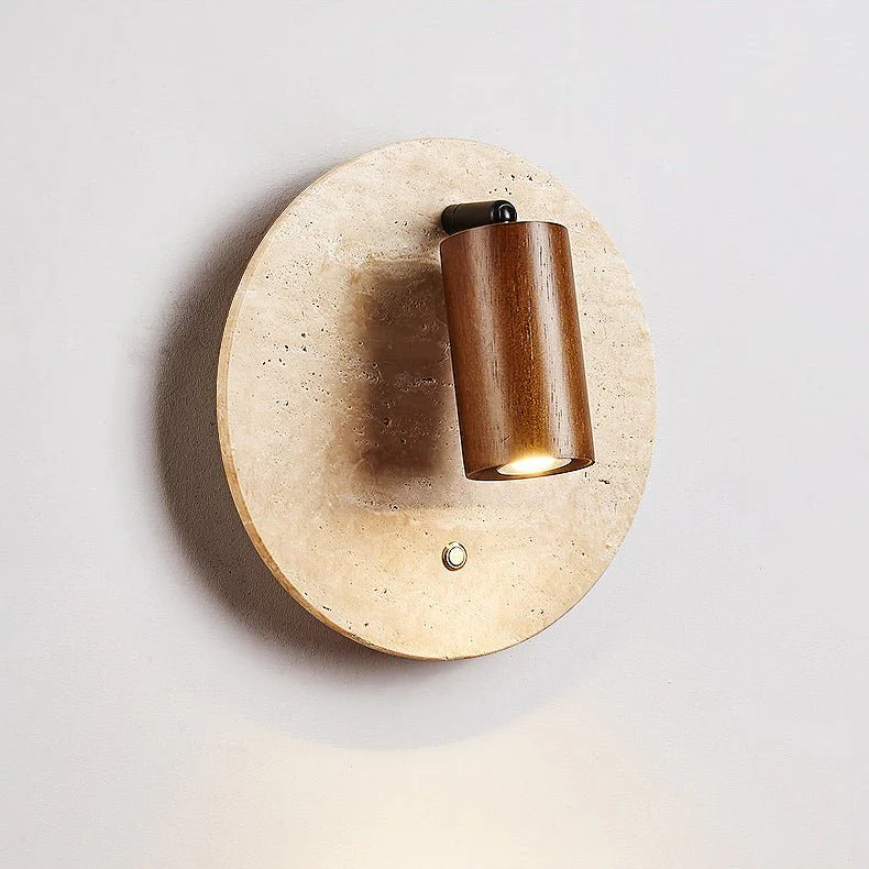 Travertine Spot Wall Sconce - Image 7