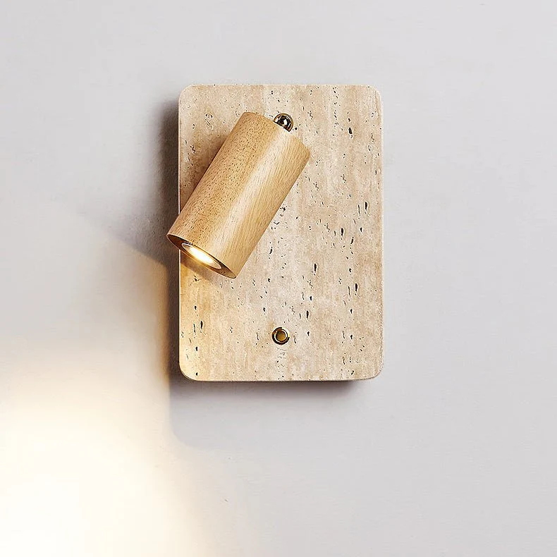 Travertine Spot Wall Sconce - Image 9