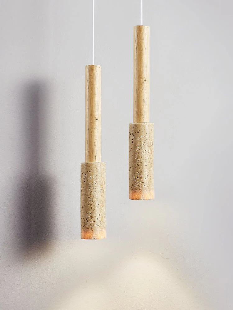 Travertine Stick Pendant Light - Image 7