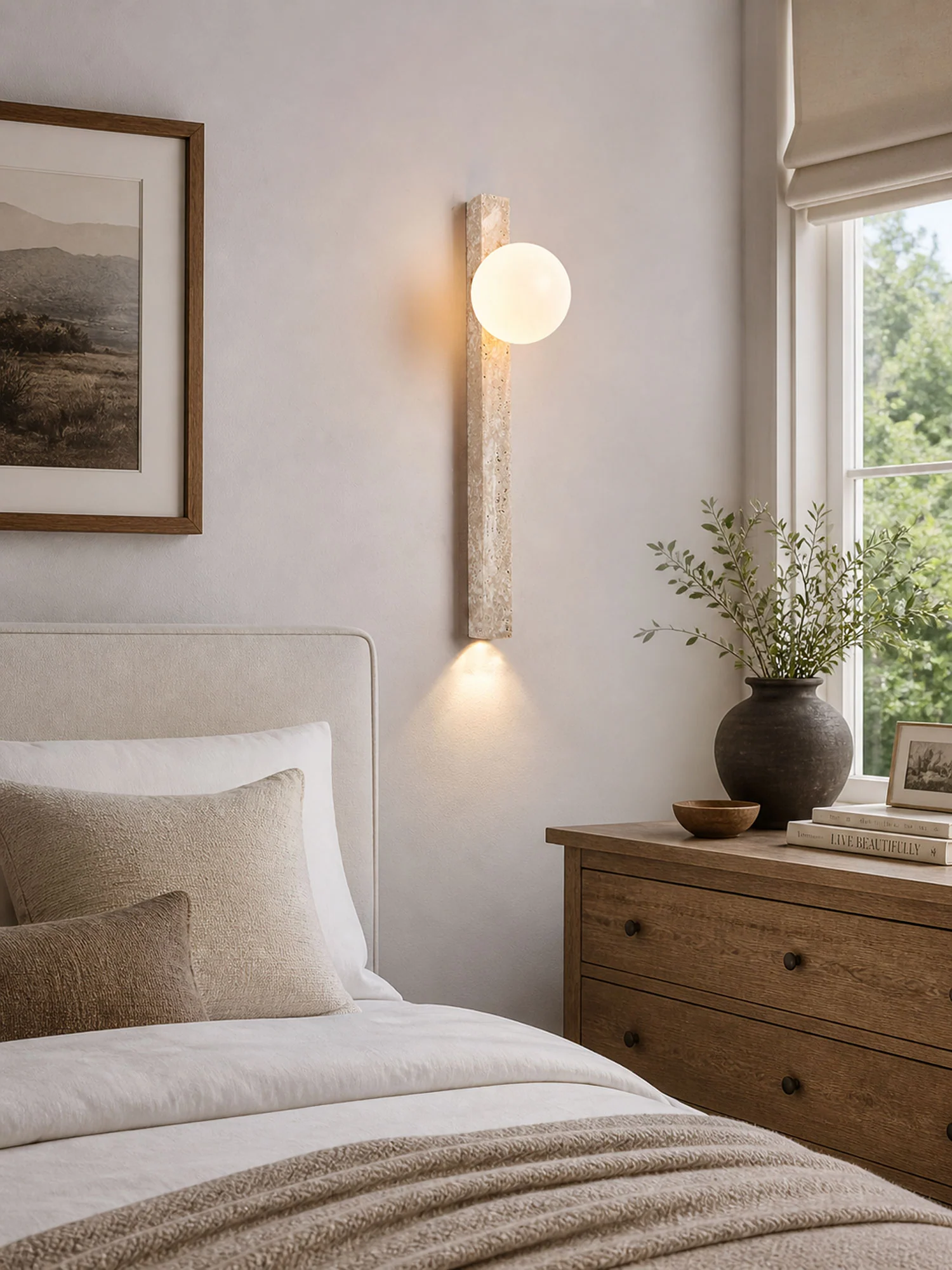 Travertine Stripe Wall Sconce - Image 4