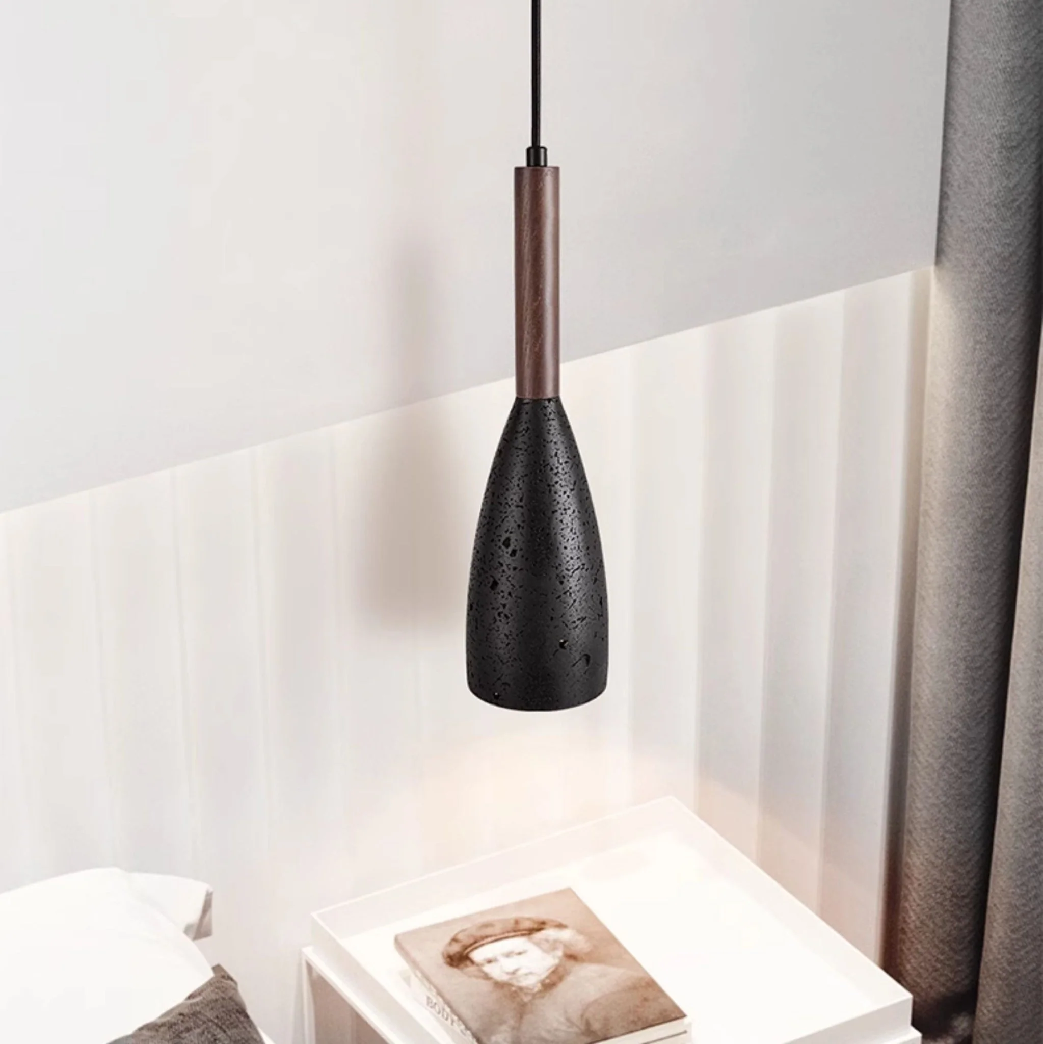 Travertine Teardrop Pendant Light - Image 5