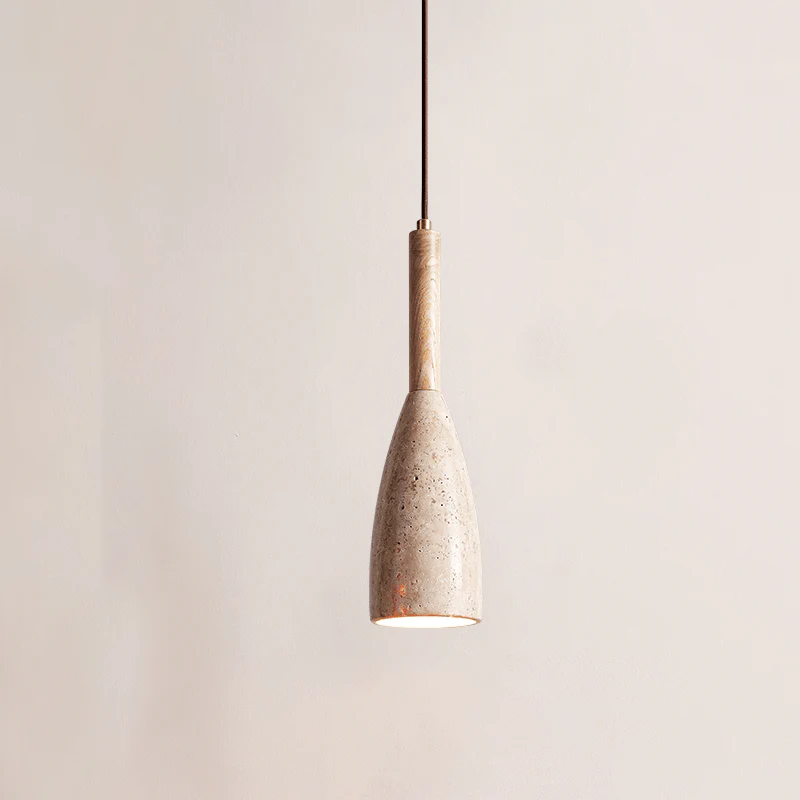 Travertine Teardrop Pendant Light - Image 8
