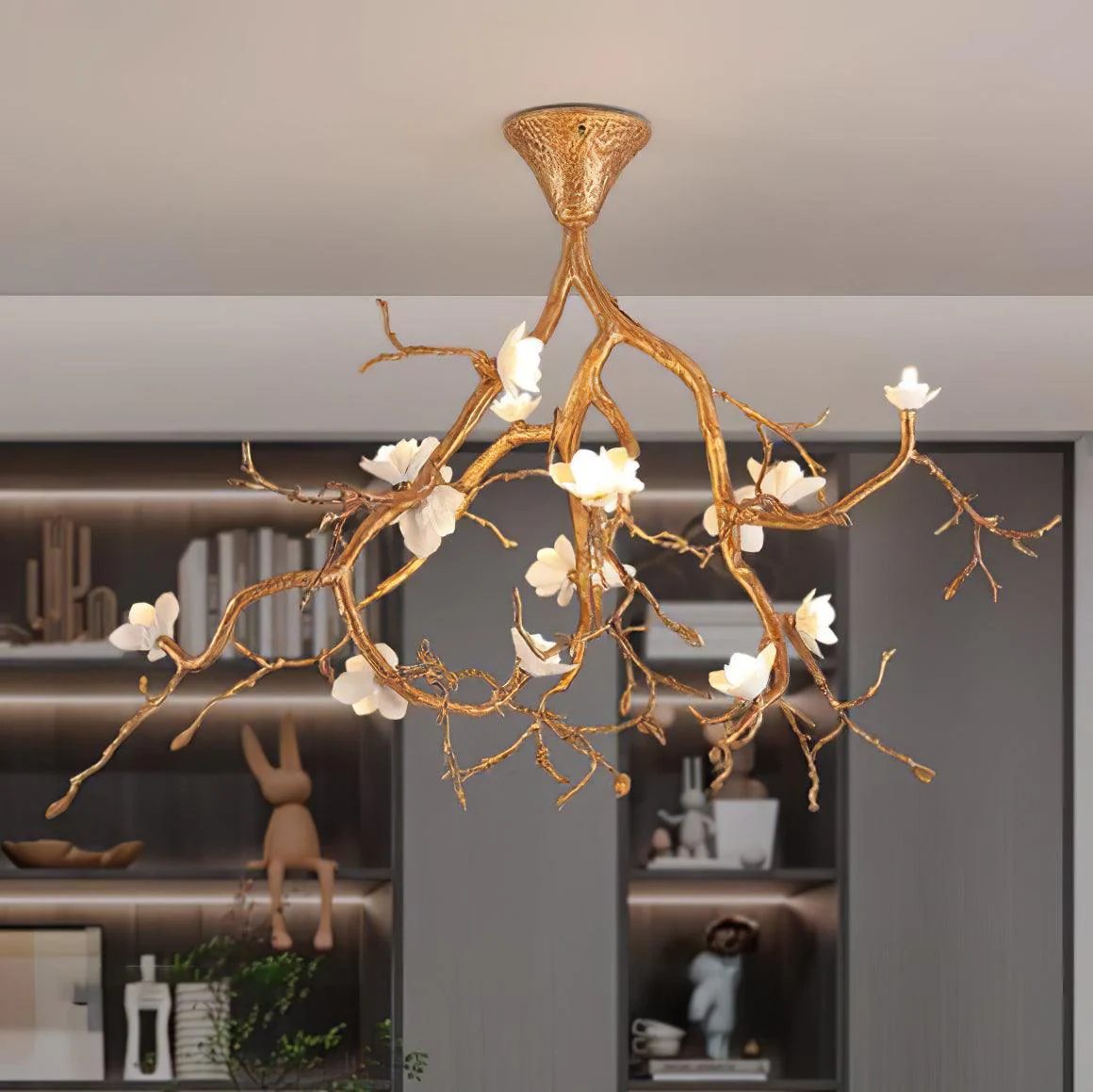 Tree Branches Flower Ceiling Lamp - Image 12