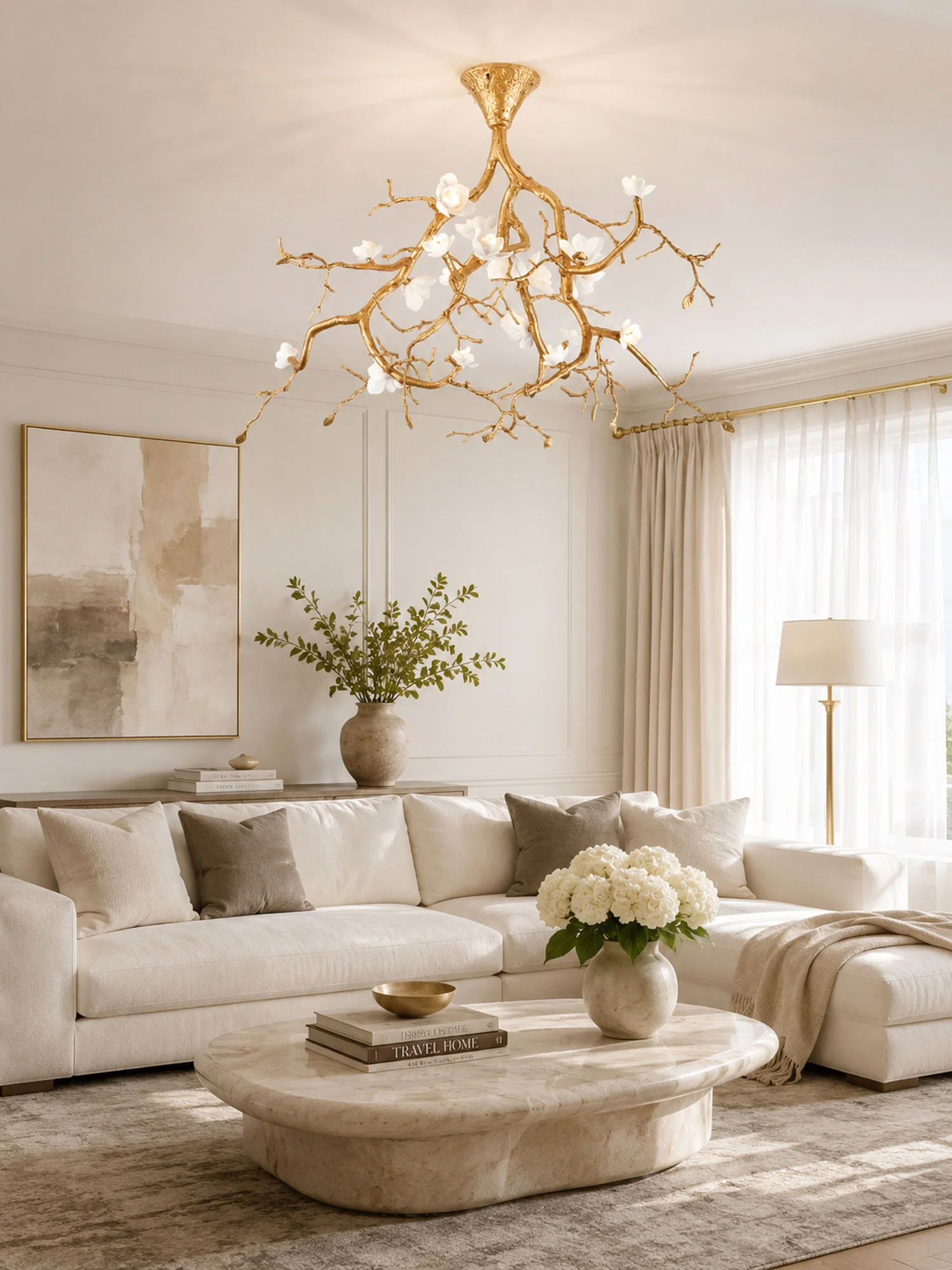 Tree Branches Flower Ceiling Lamp - Image 9