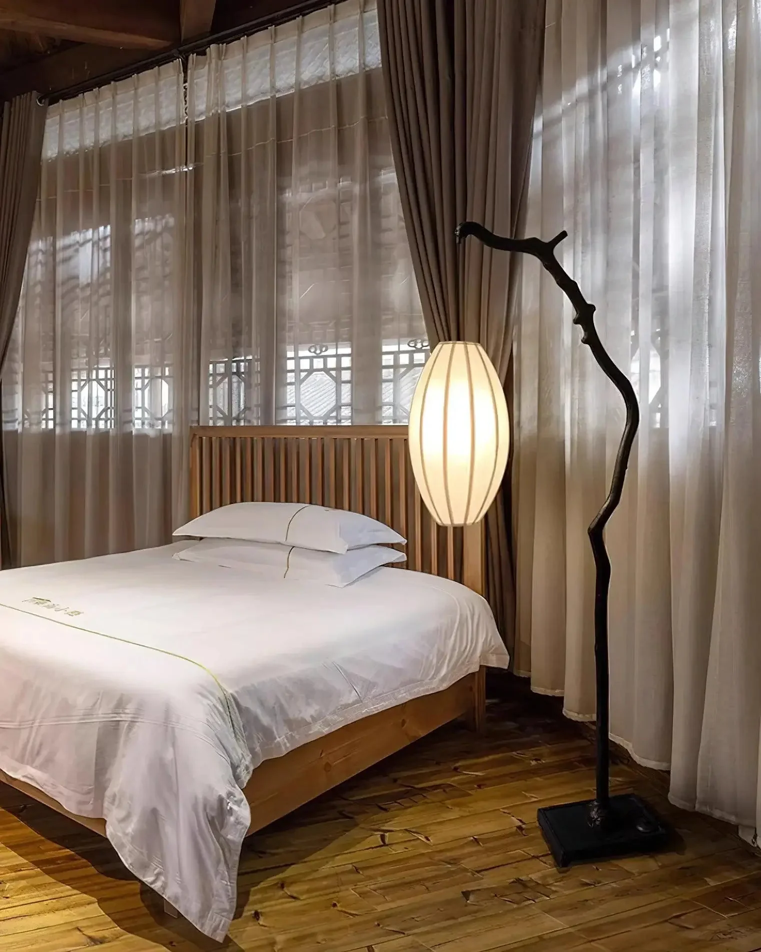 Tree Lantern Sculpture Floor Lamp - Image 4