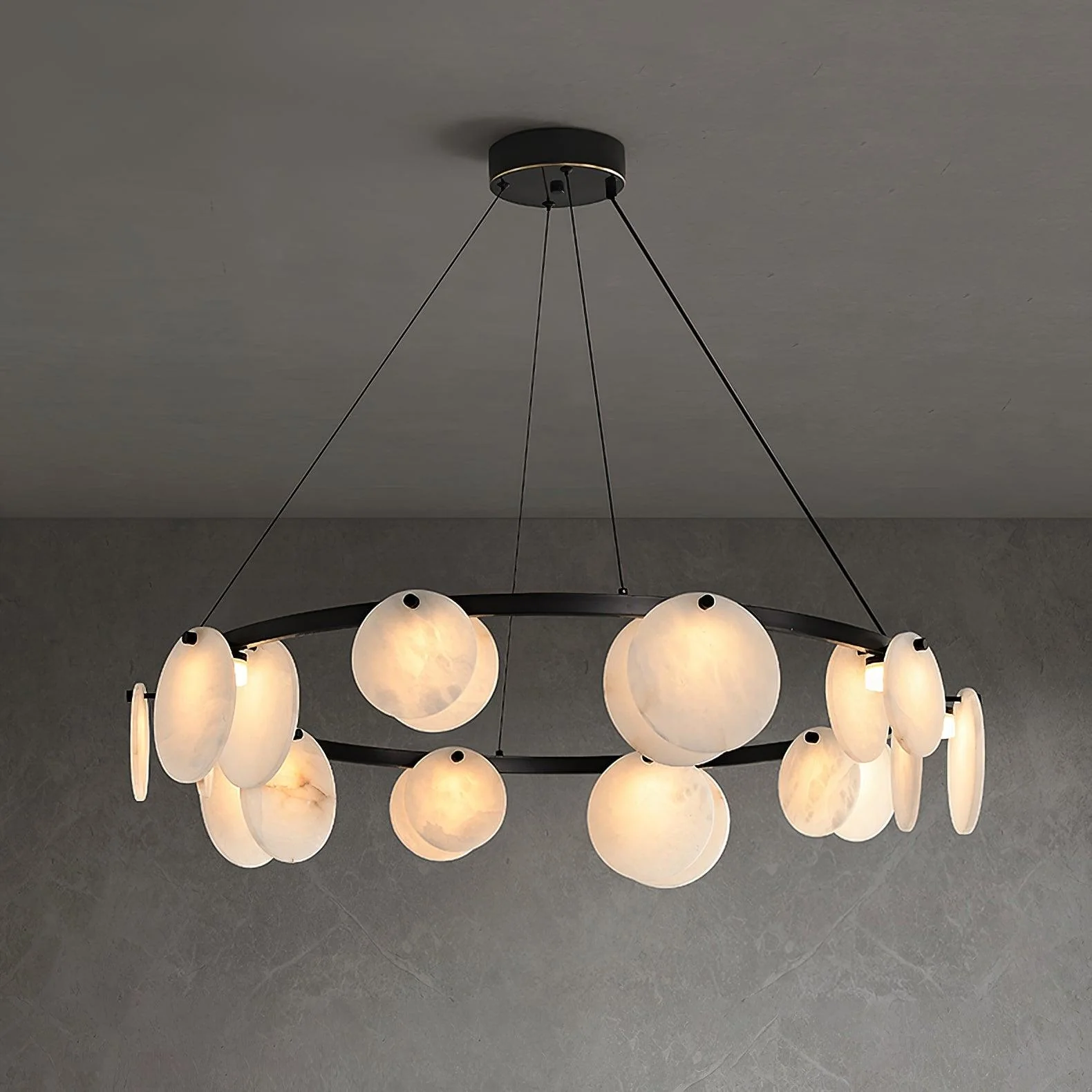 Trinidad Alabaster Chandelier - Image 17