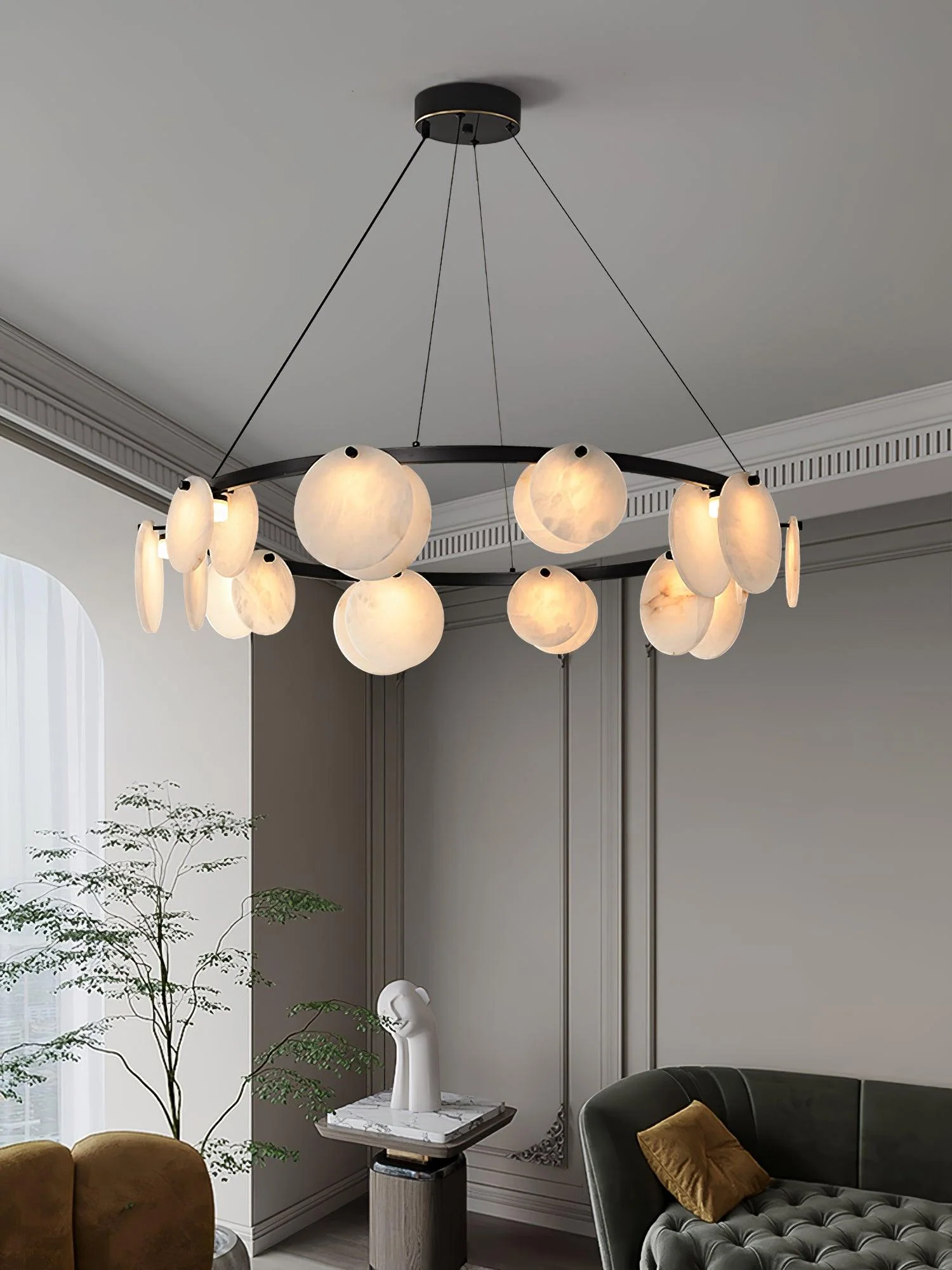 Trinidad Alabaster Chandelier - Image 20