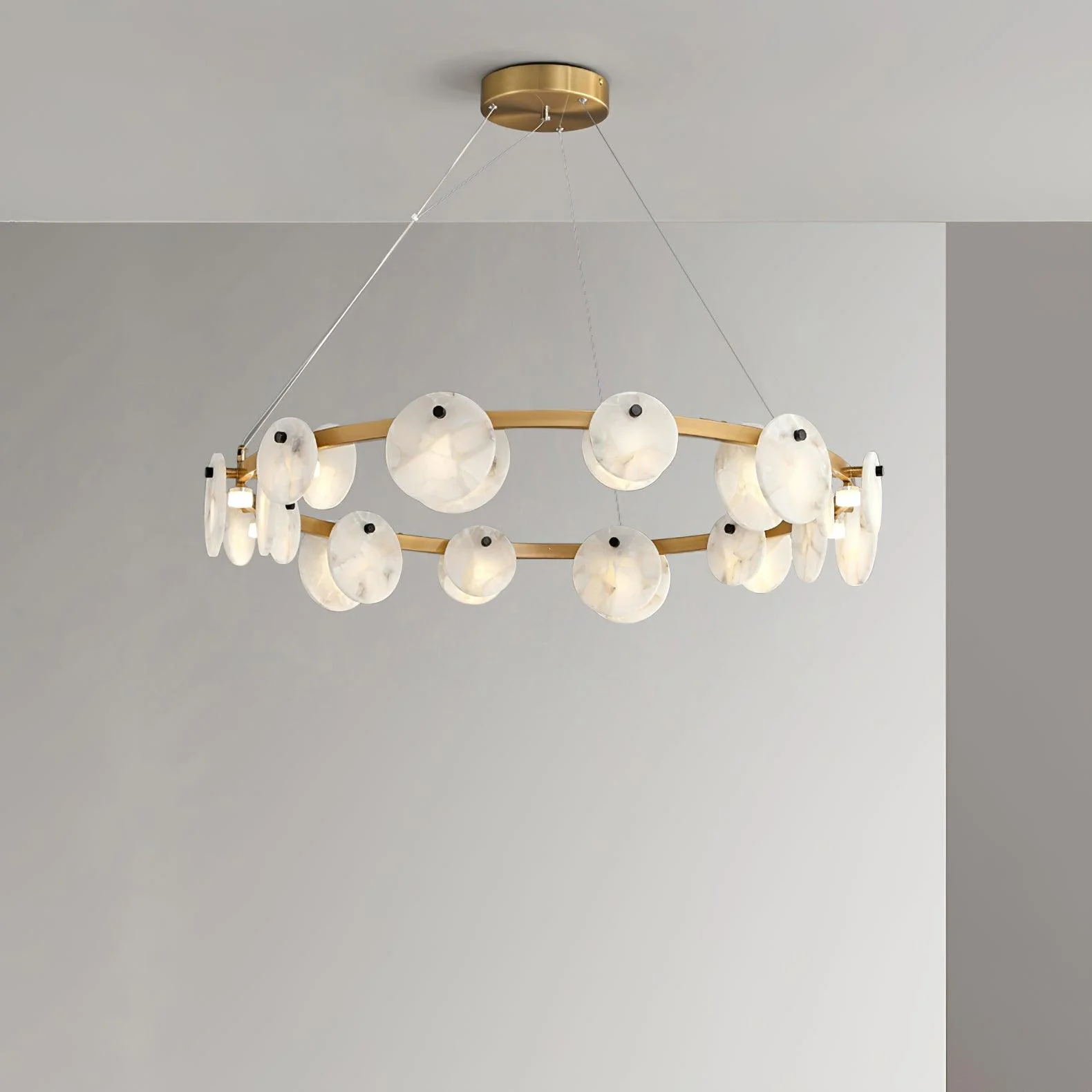 Trinidad Alabaster Chandelier - Image 4