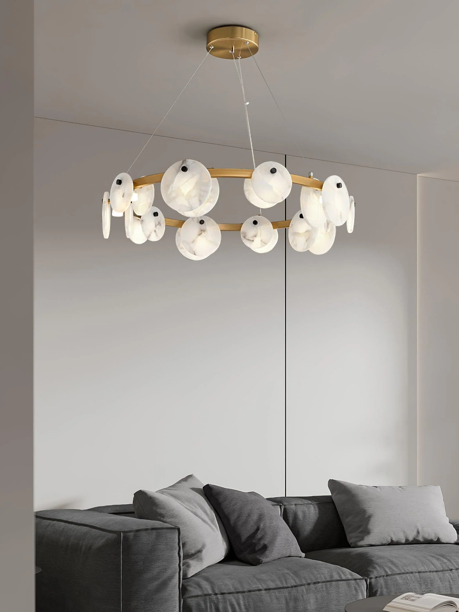 Trinidad Alabaster Chandelier - Image 5