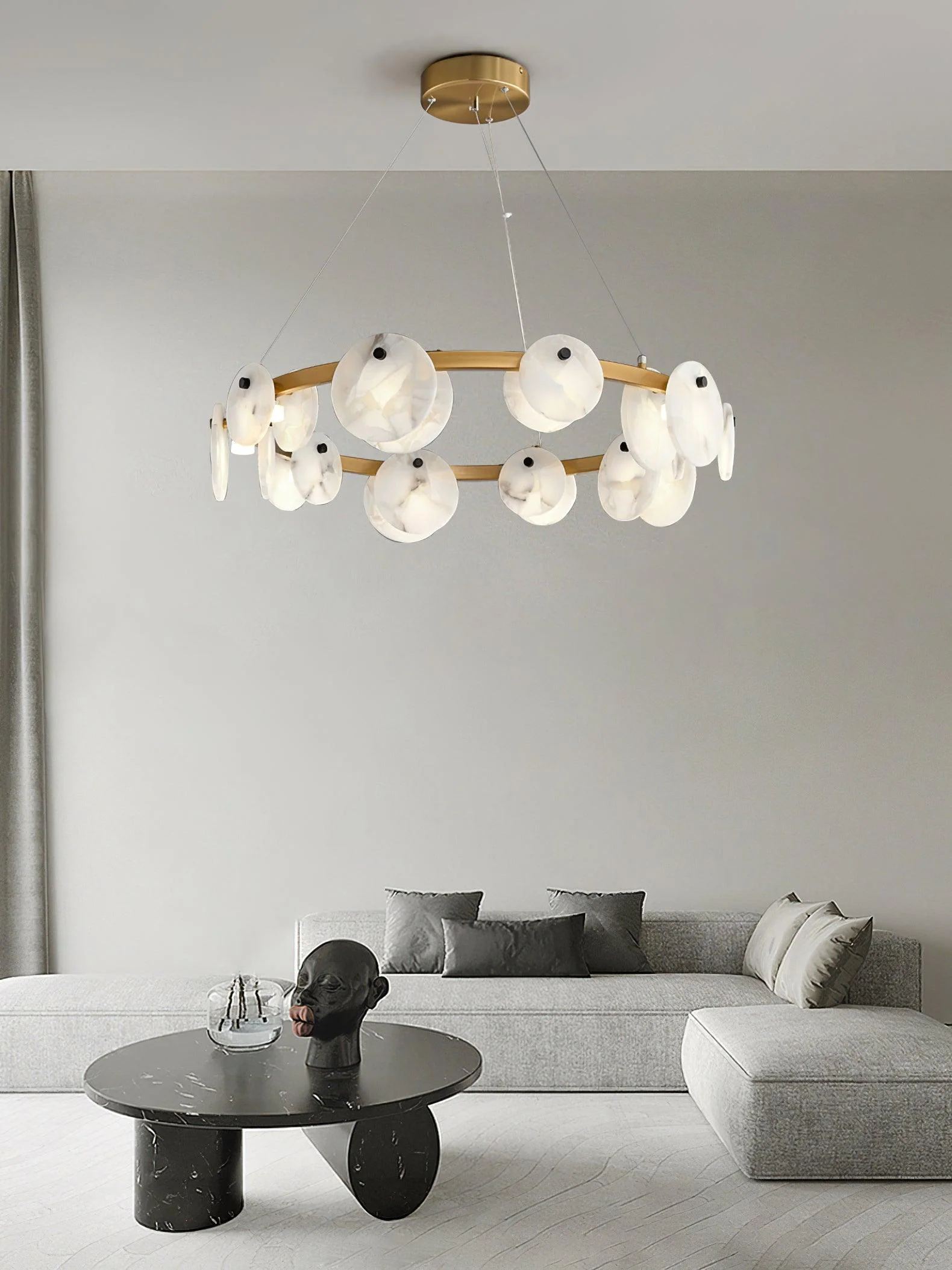 Trinidad Alabaster Chandelier - Image 6