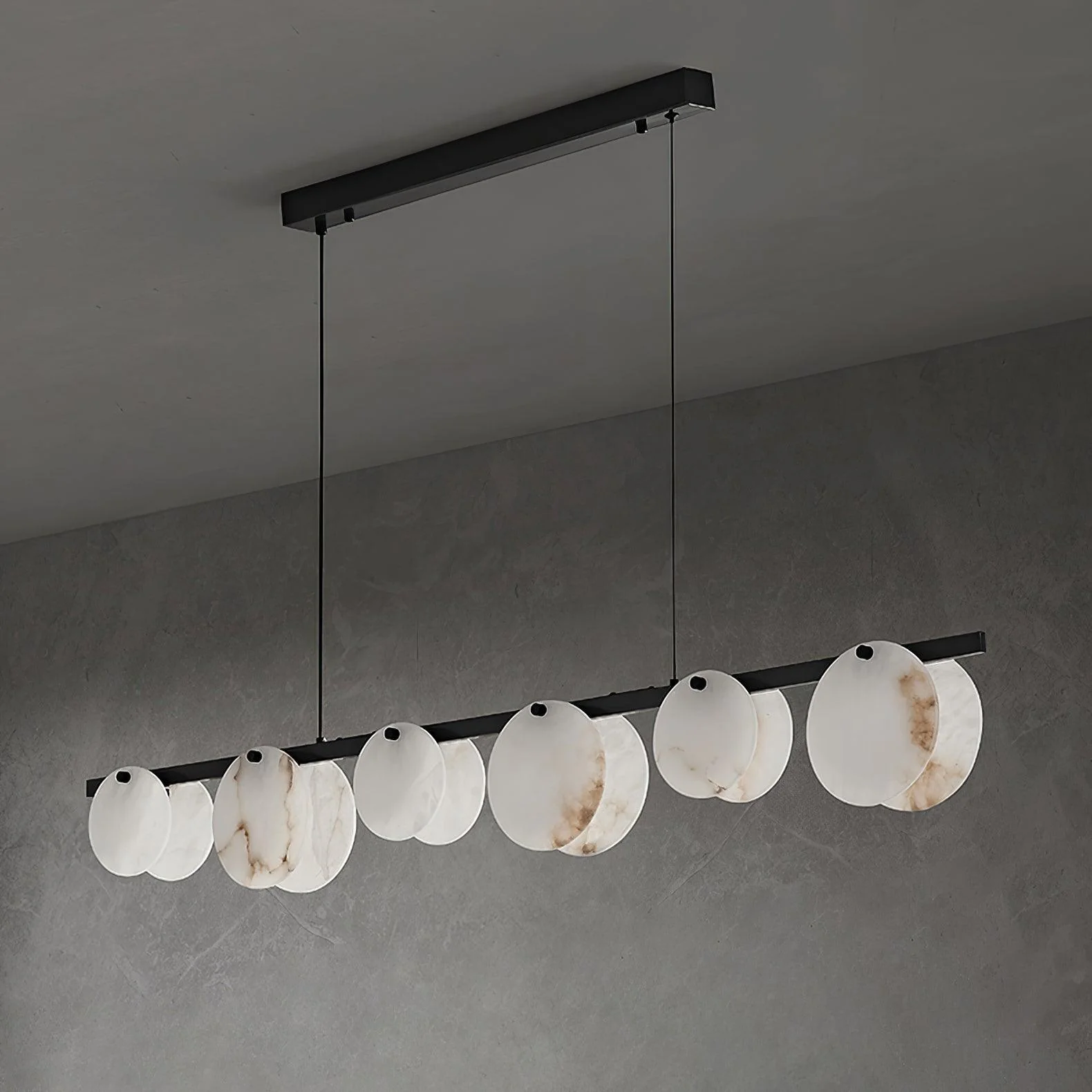 Trinidad Dining Room Alabaster Chandelier - Image 14