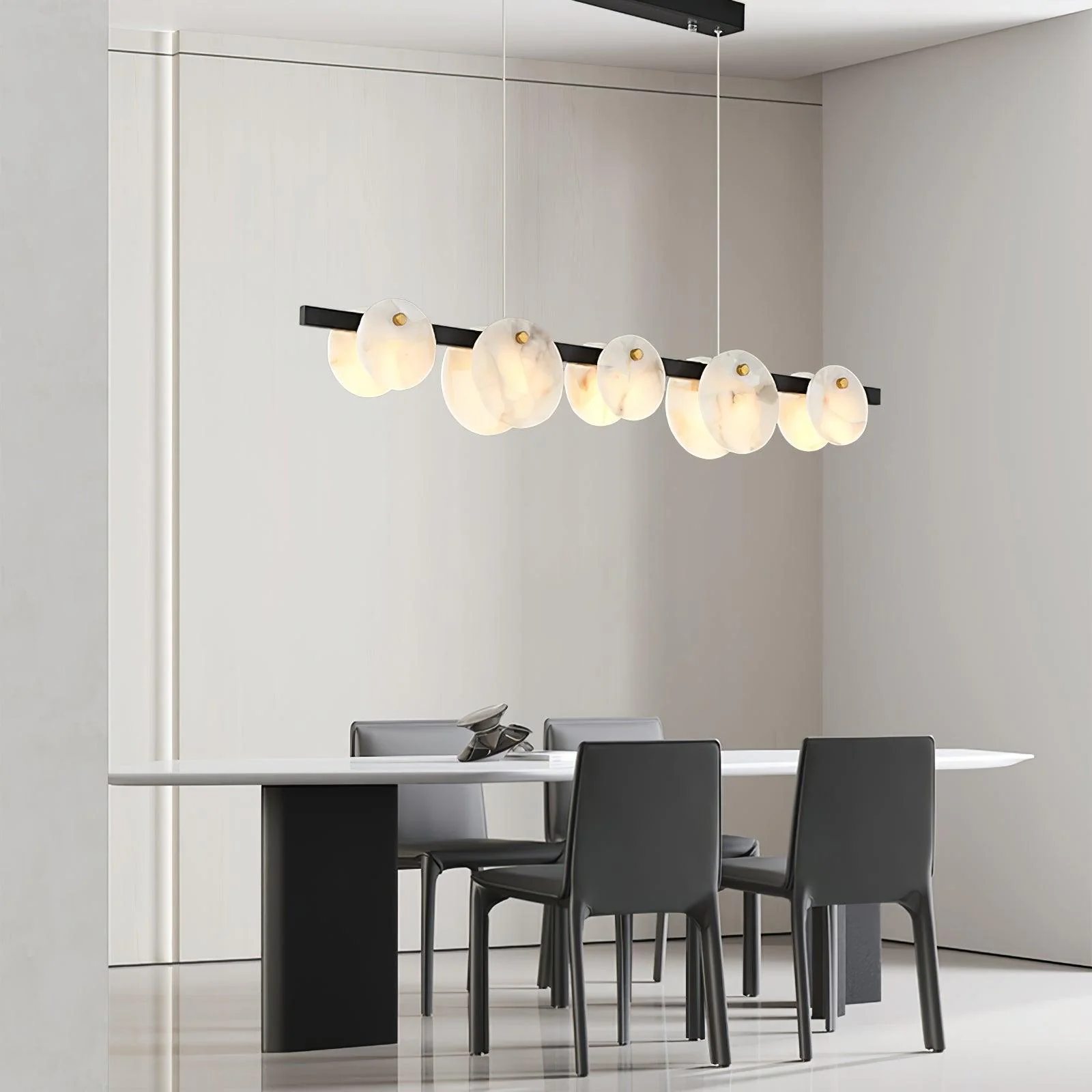 Trinidad Dining Room Alabaster Chandelier - Image 18