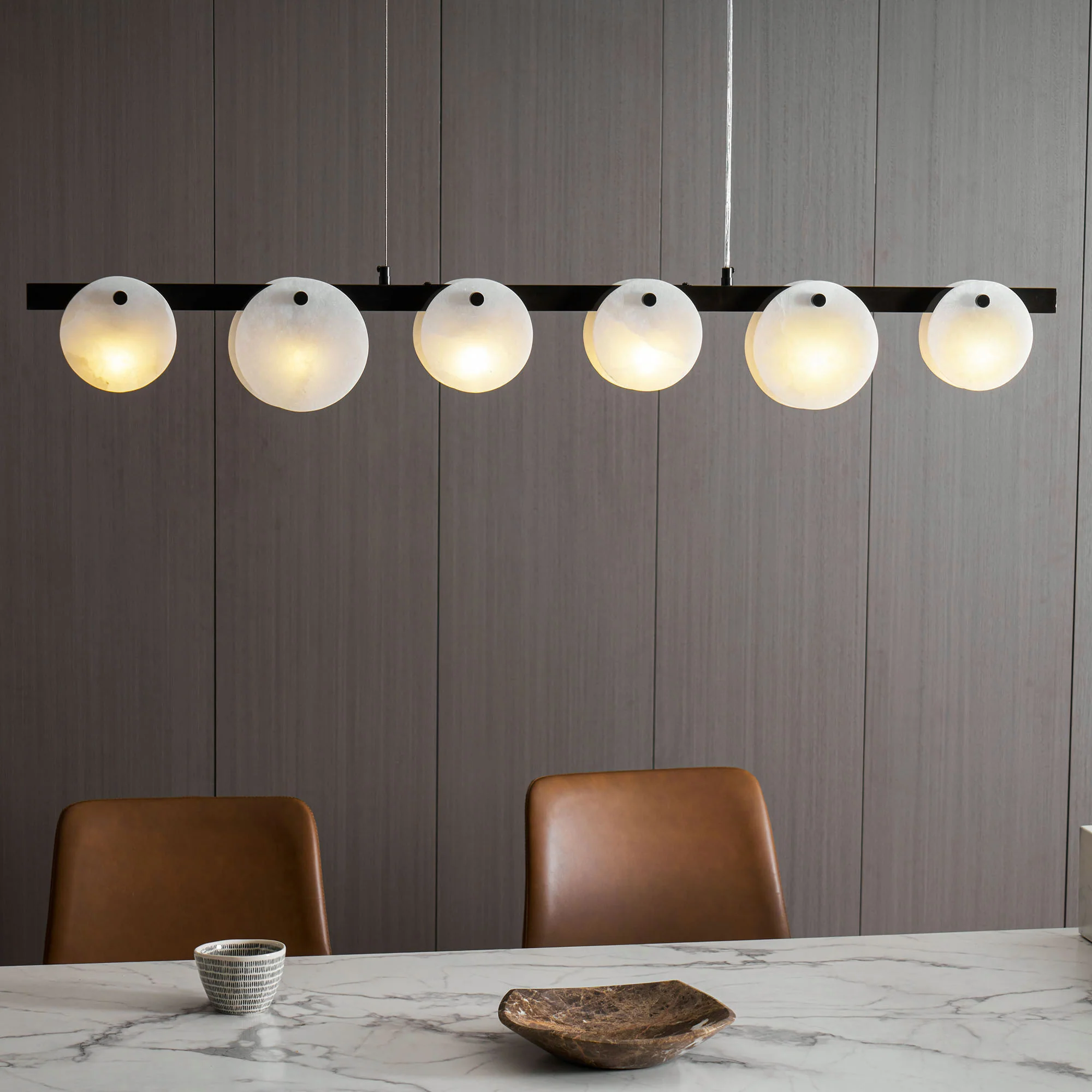 Trinidad Dining Room Alabaster Chandelier - Image 36